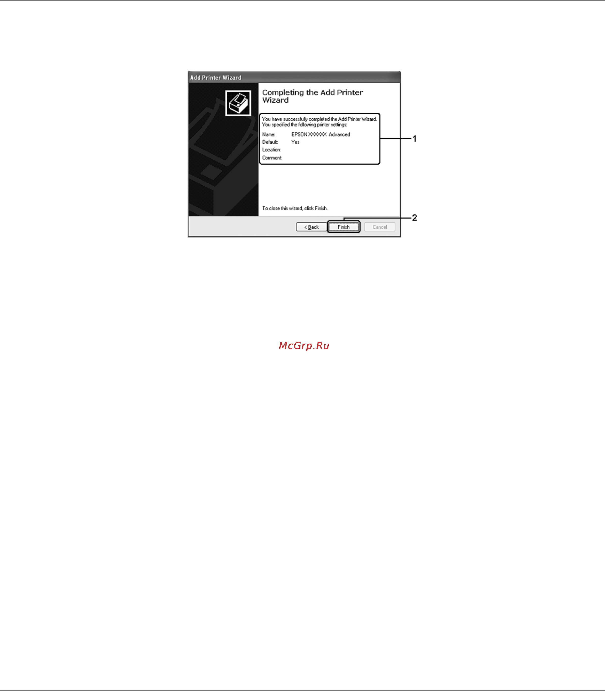 Epson М1200 [73/146] Установка драйвера принтера с компакт диска