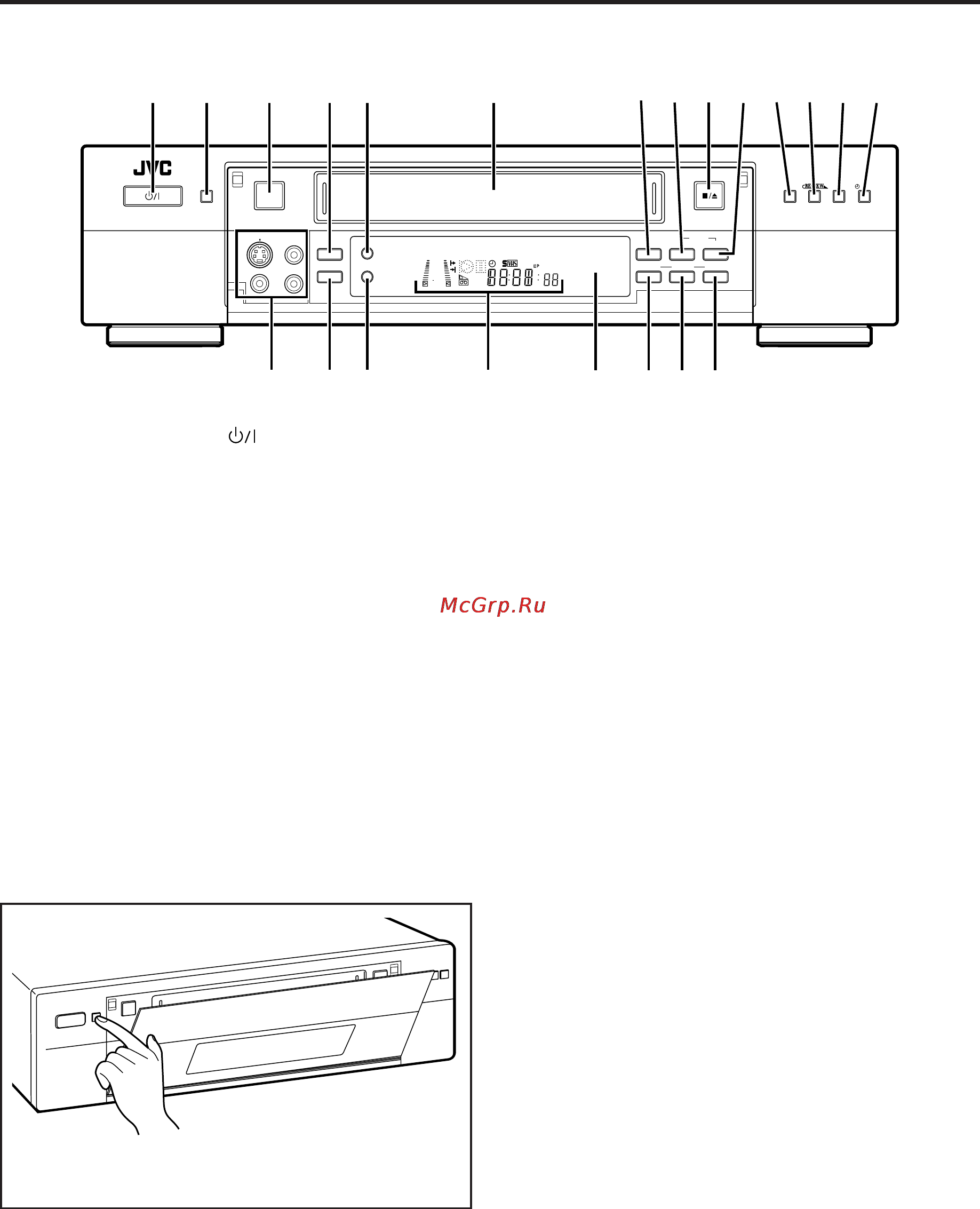 JVC HR-S9600EU [3/44] Вид cпepeди