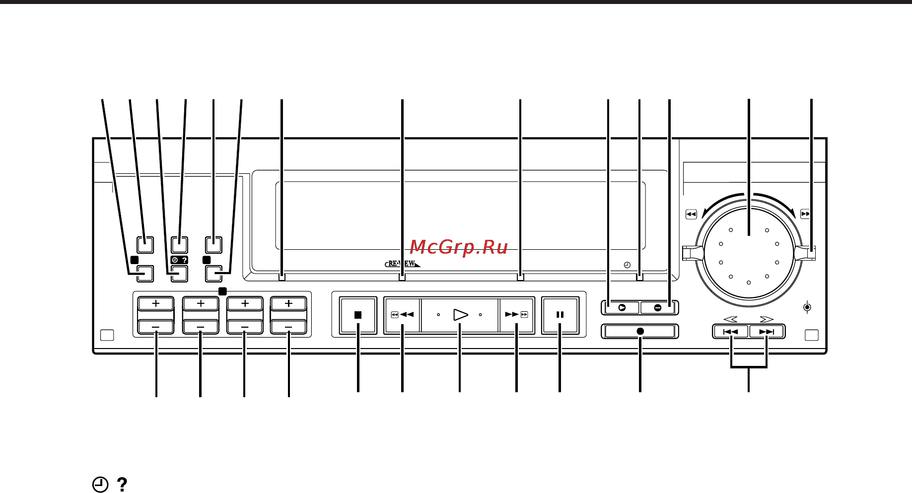 JVC HR-S9600EU [4/44] Внутренний вид передней панели