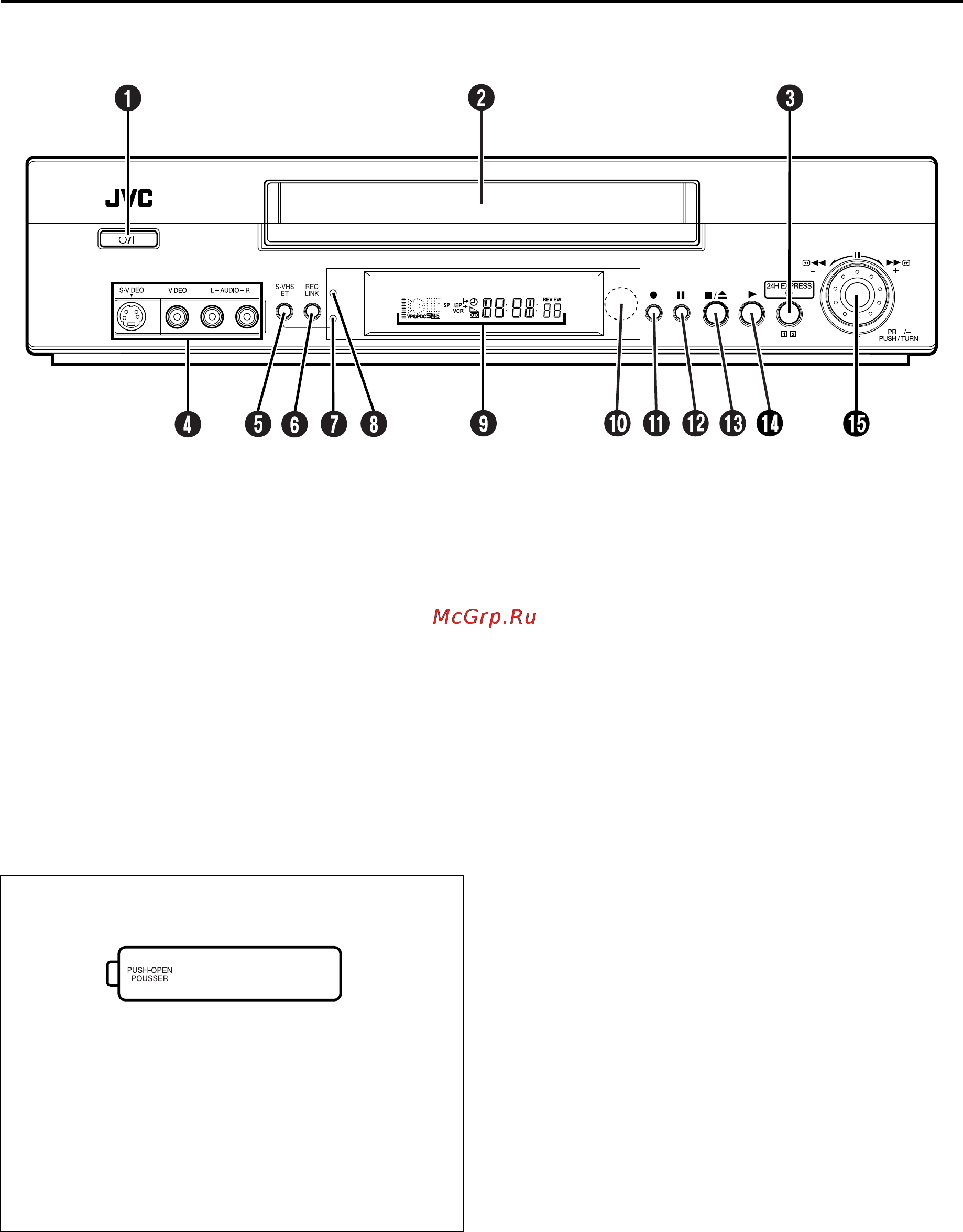 JVC HR-S7855EE [4/68] Вид спереди