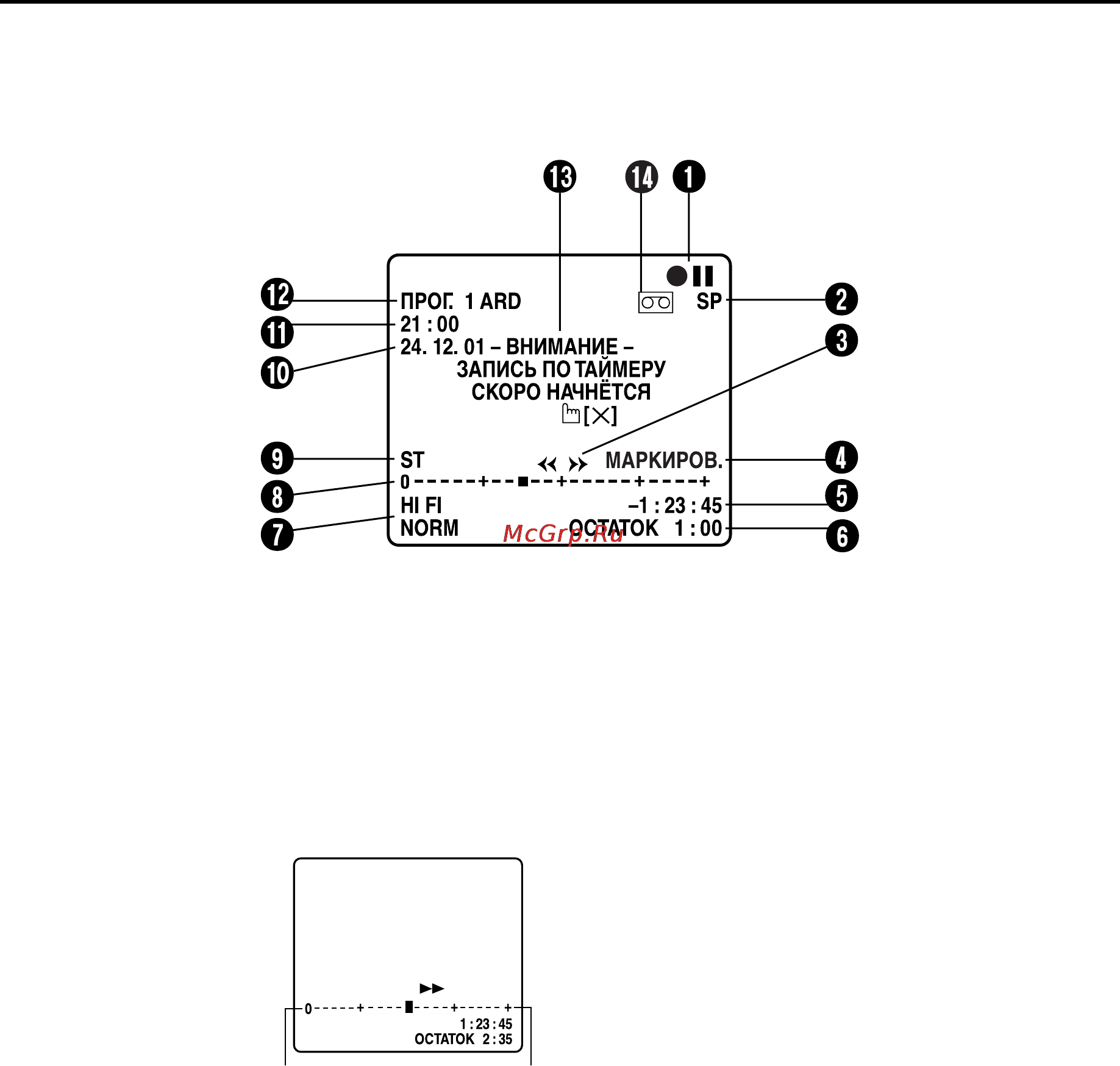 JVC HR-S7855EE [7/68] Экранная индикация