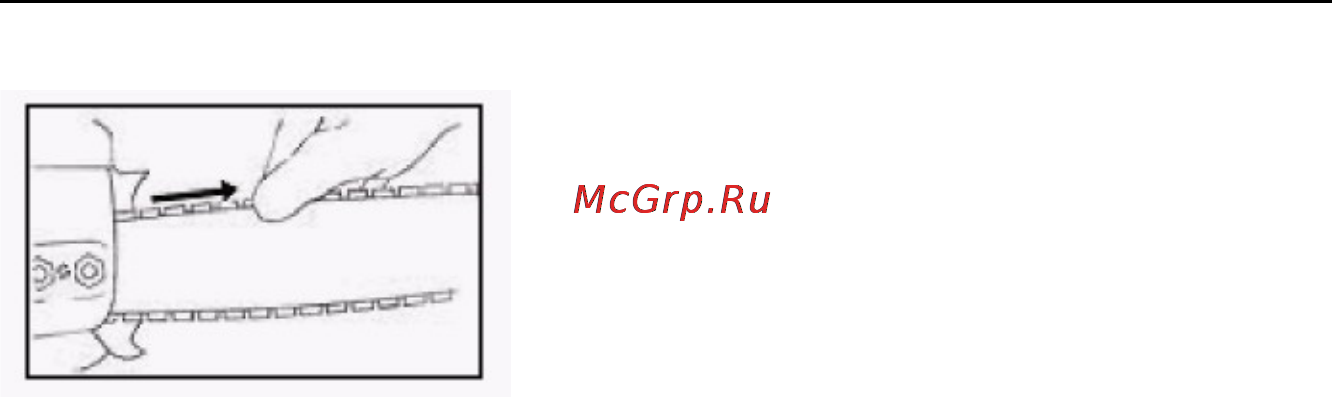 Greenline GL 320 [21/41] Контроль натяжения пильной цепи