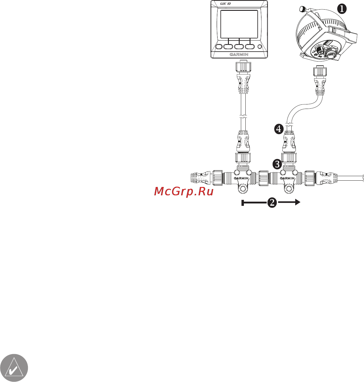 Garmin GHP 10V [24/48] Подключение ccu к существу ющей сети nmea 2000
