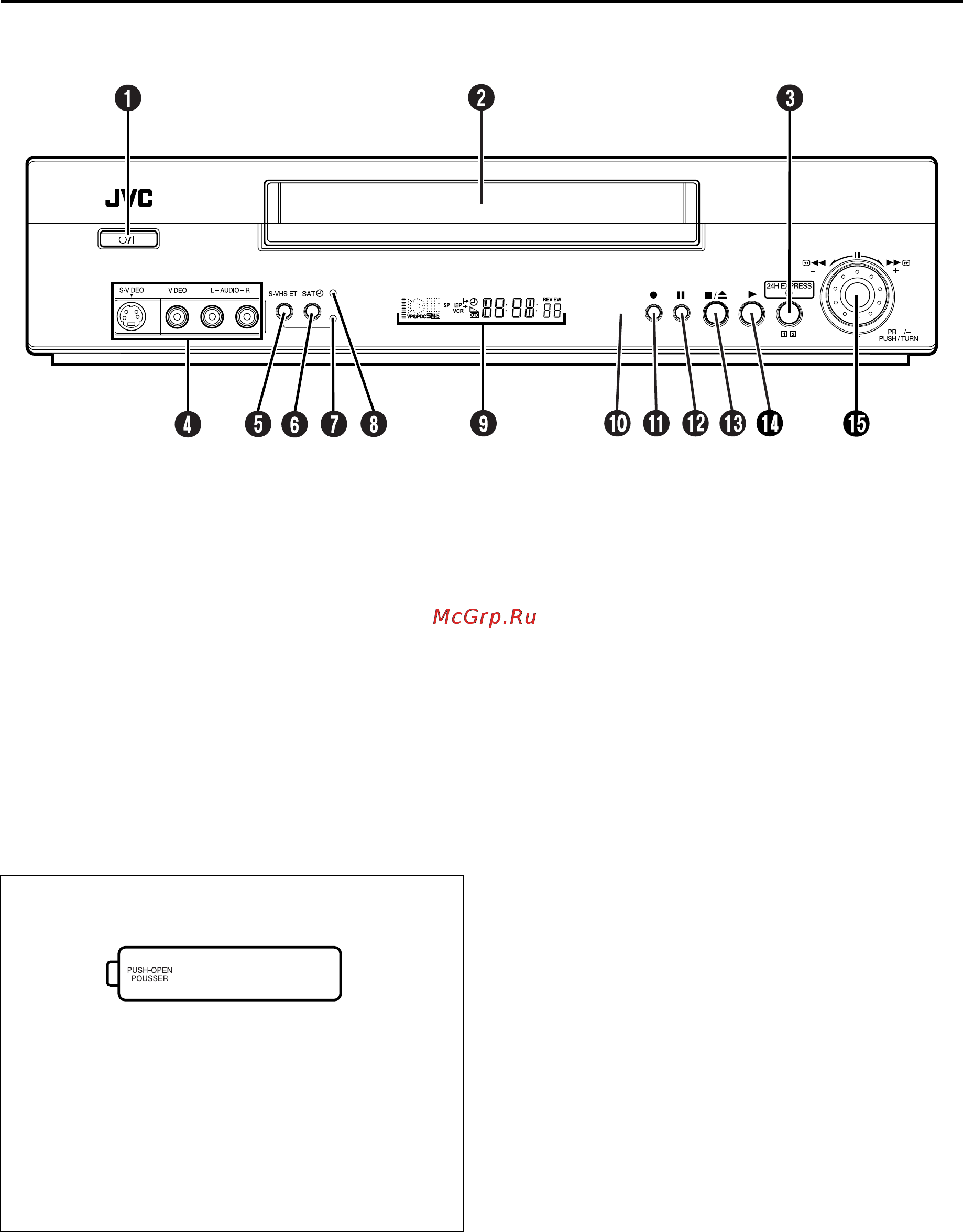 JVC HR-S6850EU [4/68] Вид спереди