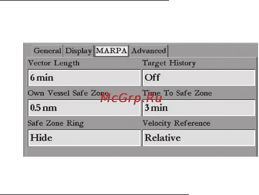 Garmin GMR 24 HD [16/32] Настройка функции marpa