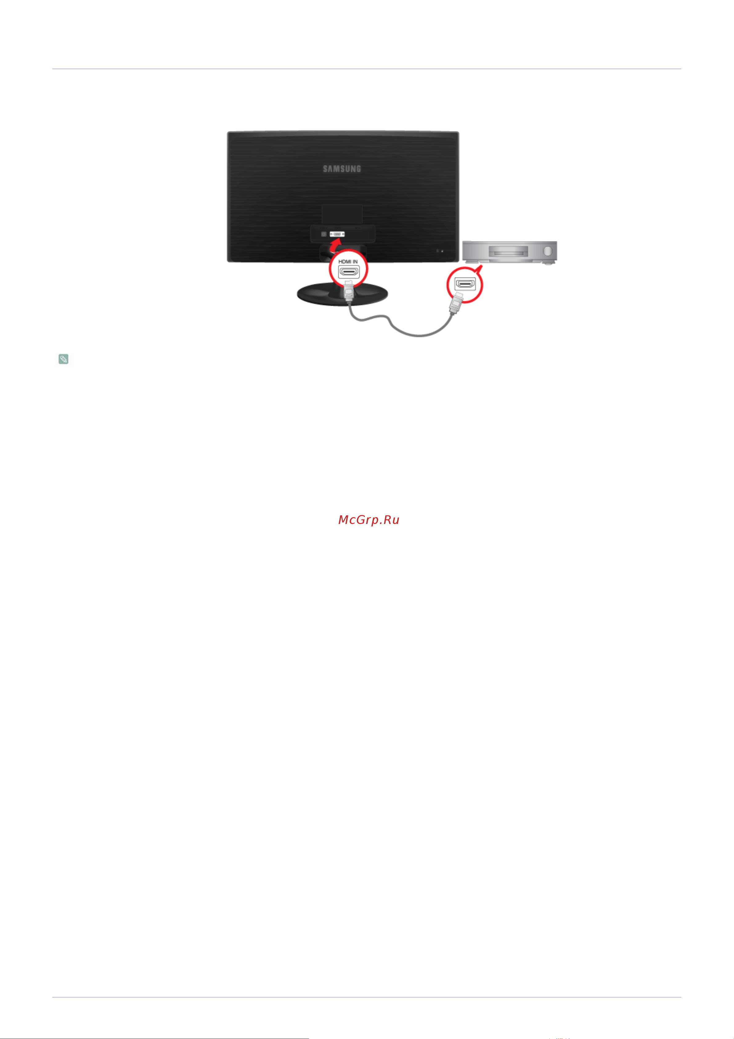 Samsung S20A300N [19/106] 4 подключение кабеля hdmi