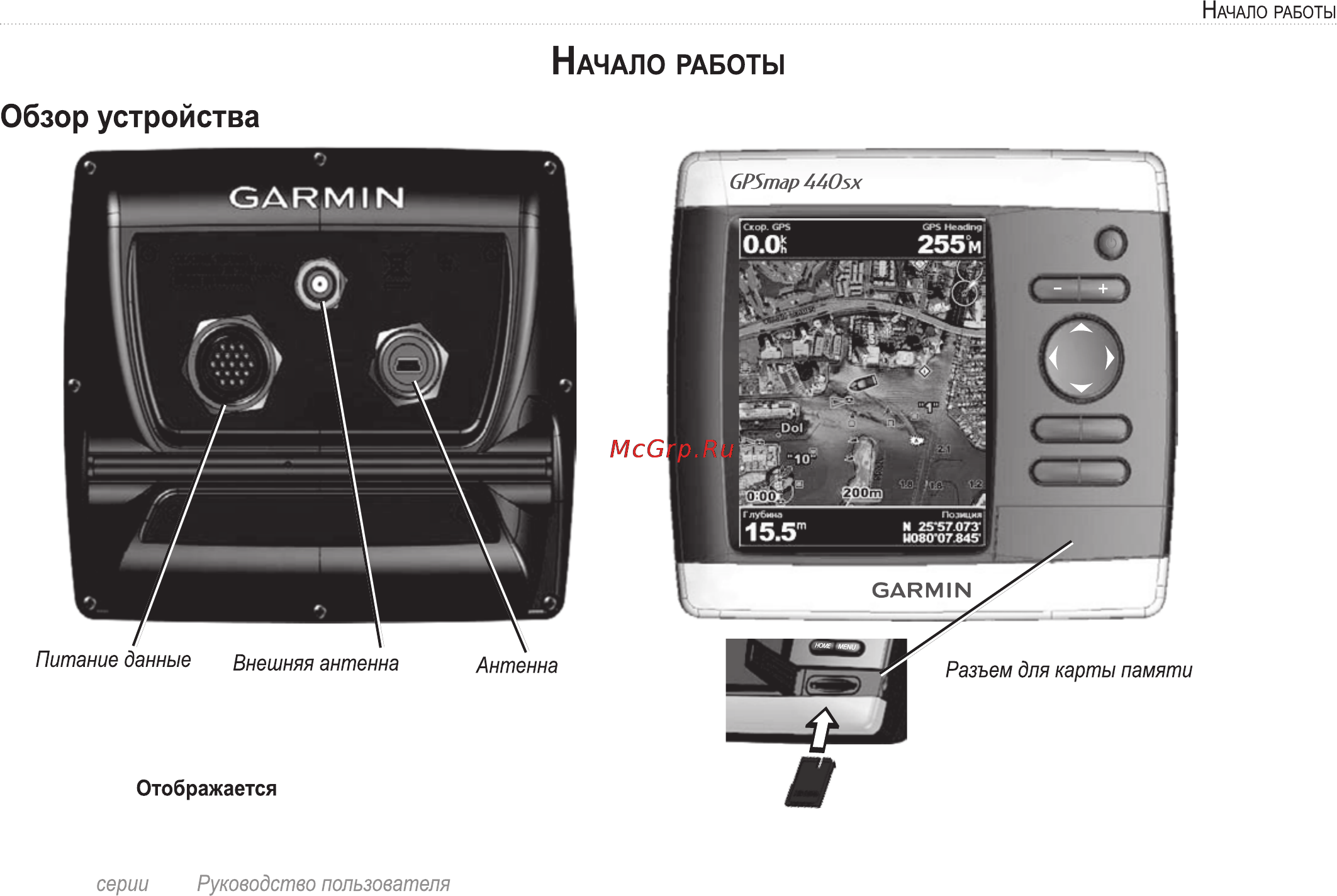 Garmin GPSMAP 520 [7/72] Gpsmap 440sx