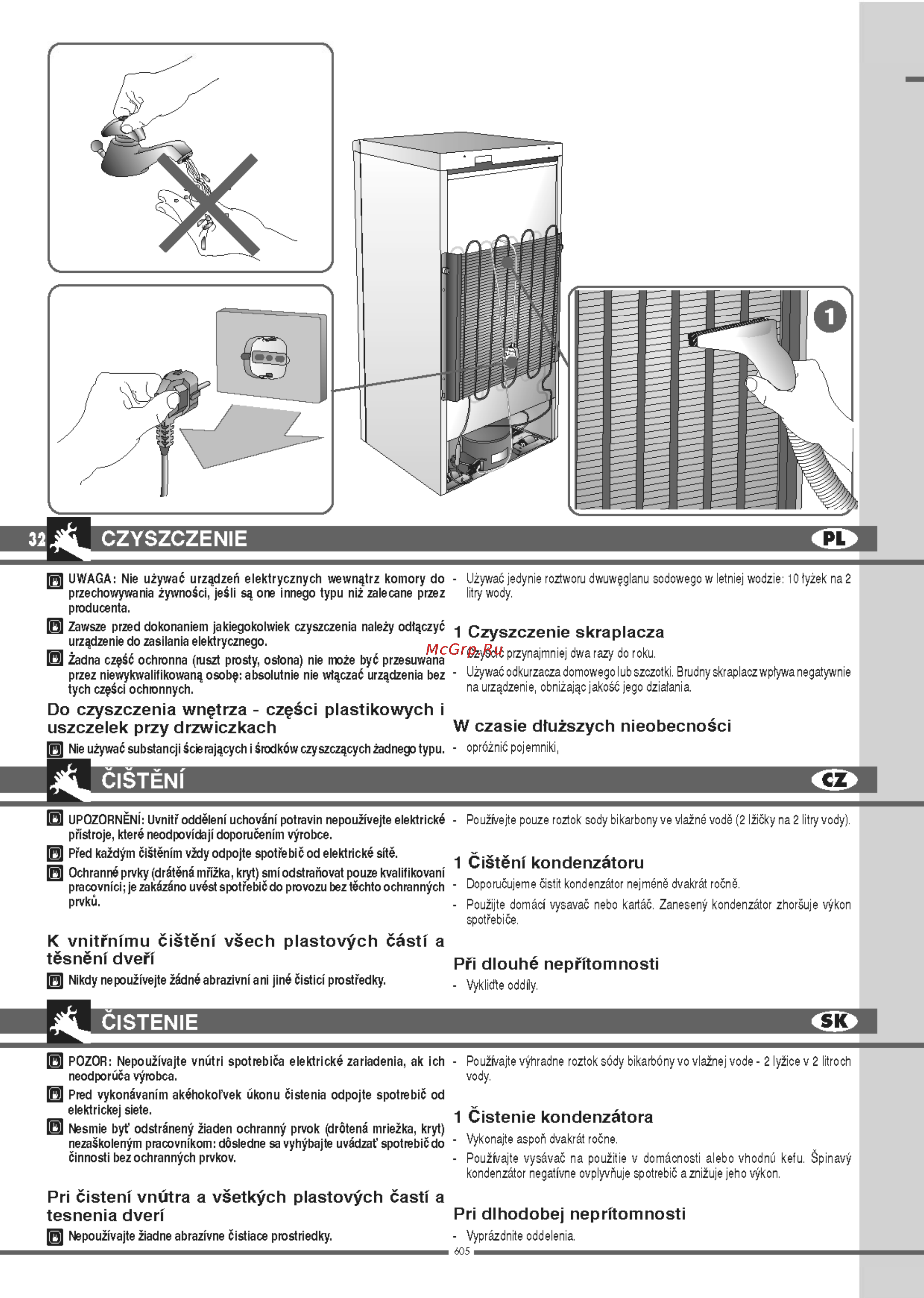Ardo FR 12 SA [32/40] Cistenie