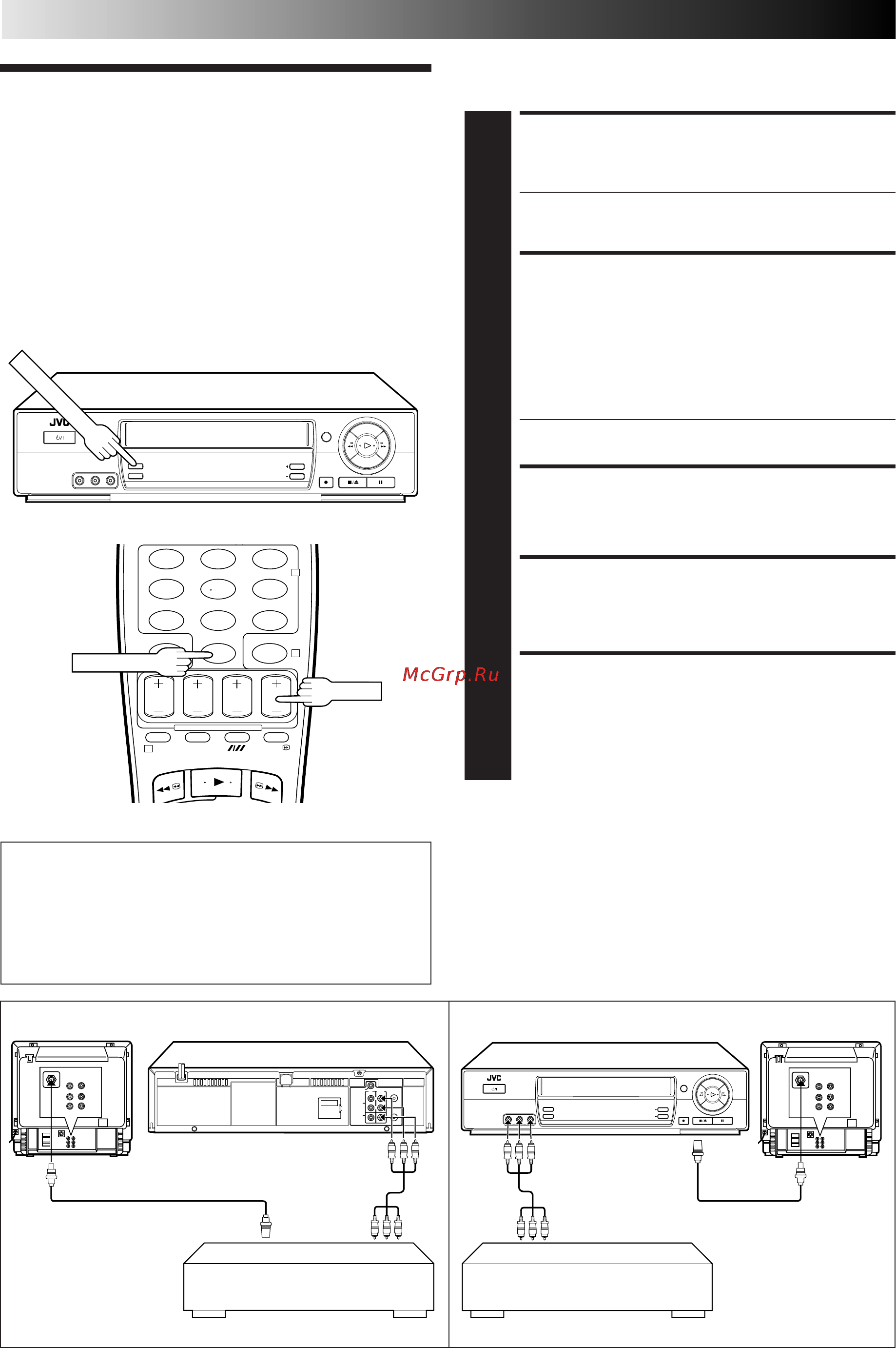 JVC HR-J268EE [30/48] Важная информация