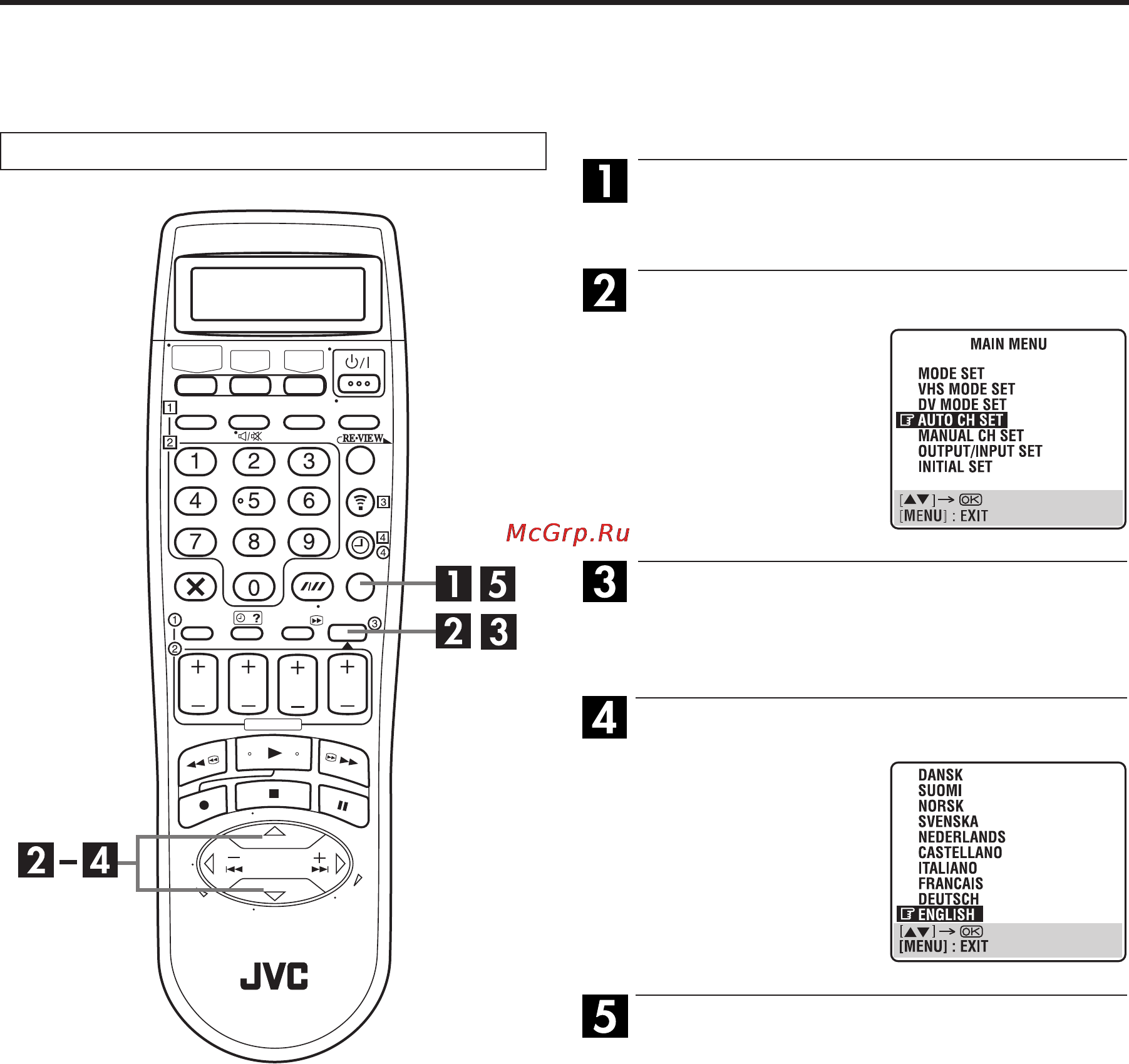 JVC HR-DVS3EU [16/92] Язык