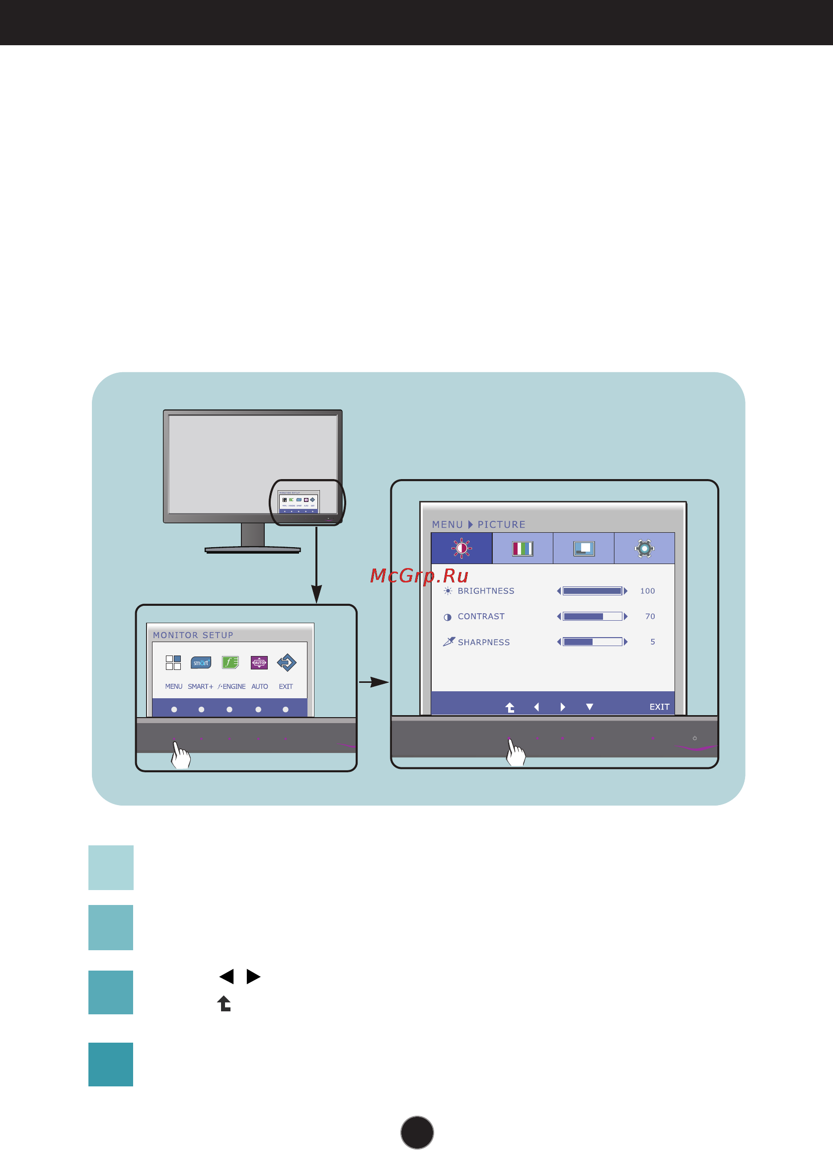 LG E2350S-PN [14/34] On screen display osd control adjustment