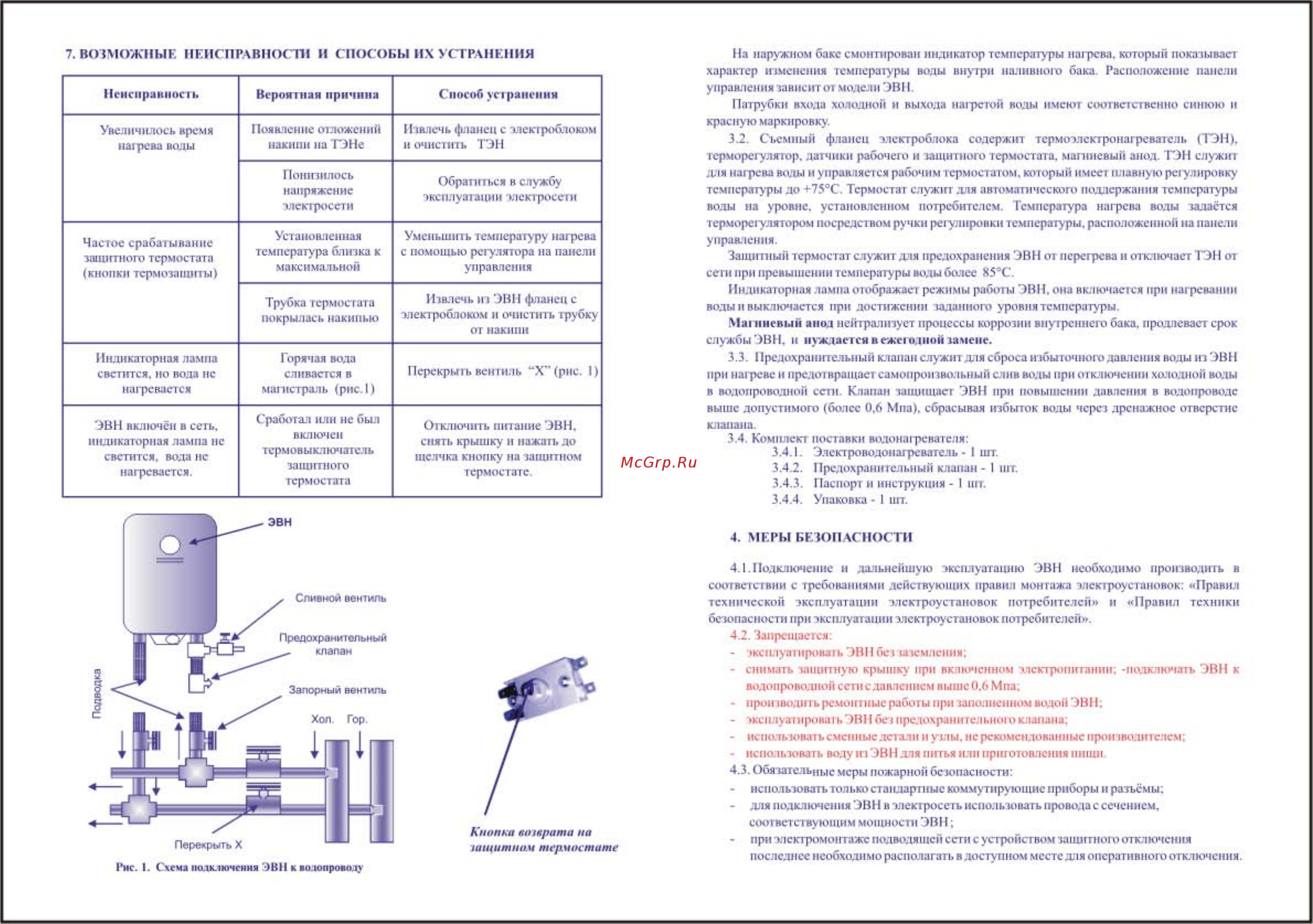 Etalon 80 S RE (22) Инструкция по эксплуатации онлайн [4/4] 15511