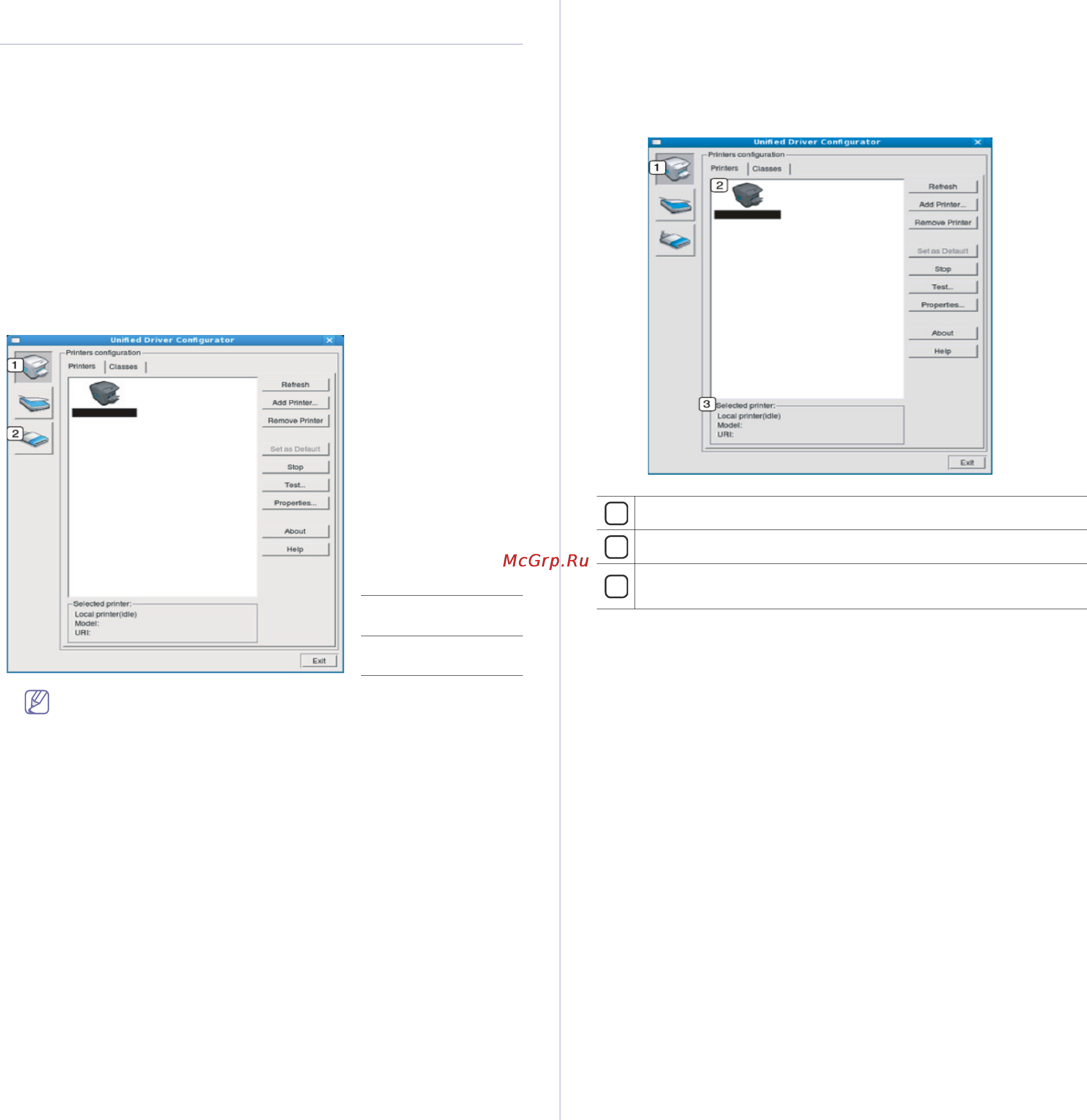 Samsung ML-1676 [52/80] Использование средства unified linux driver configurator