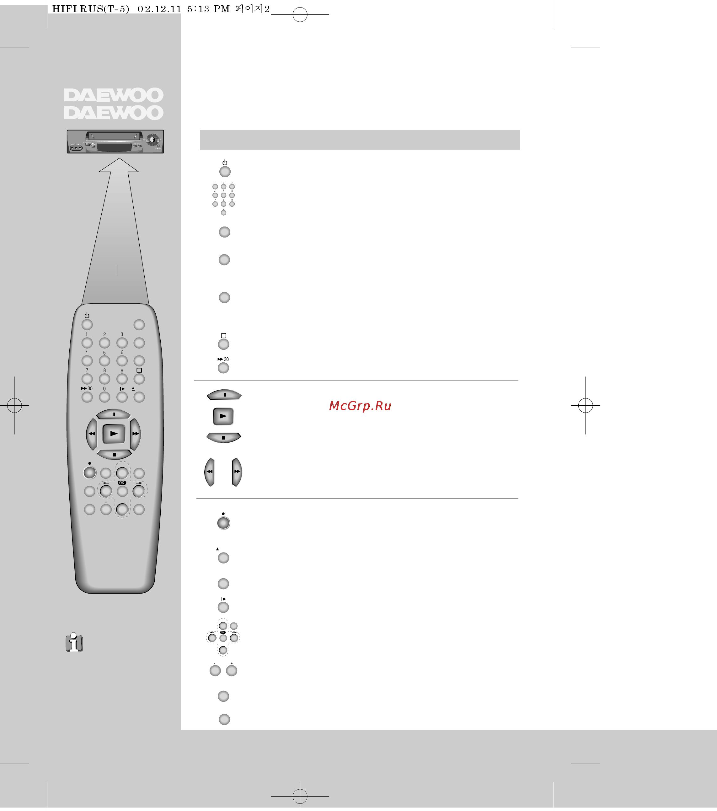 Daewoo Electronics EST660K [4/37] O p f a h l yipabjehnr