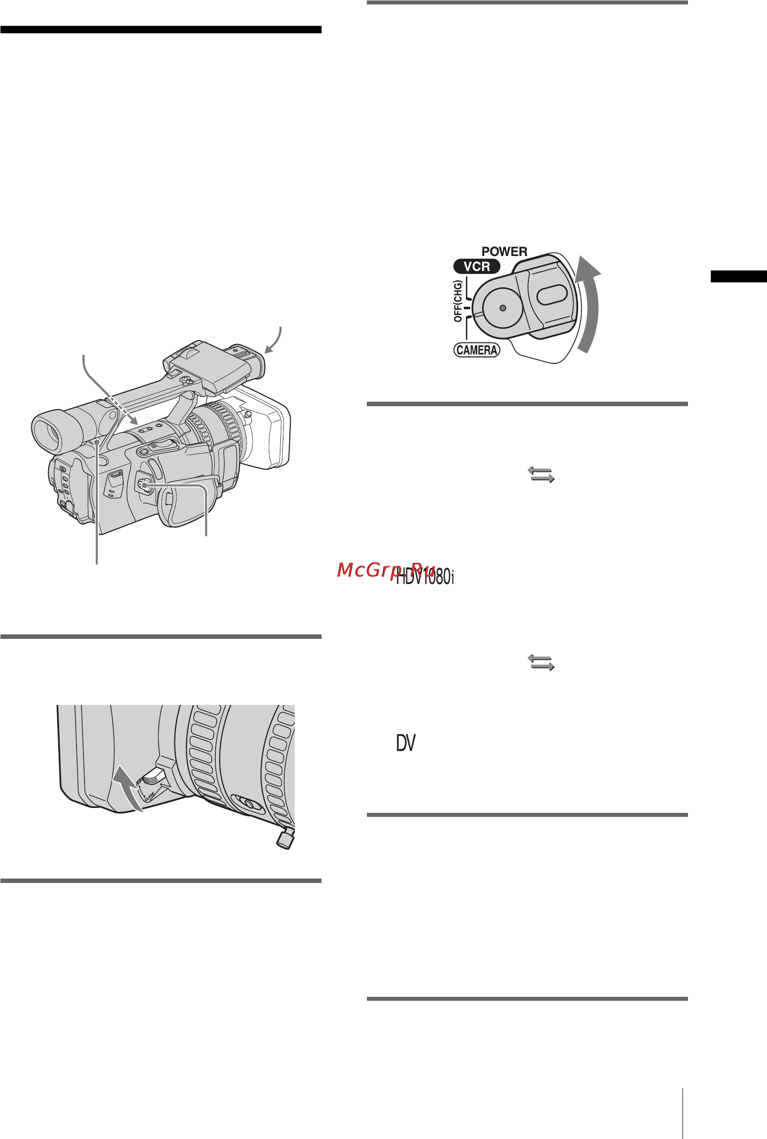 Sony HDR-FX1E [21/132] Запись фильмов