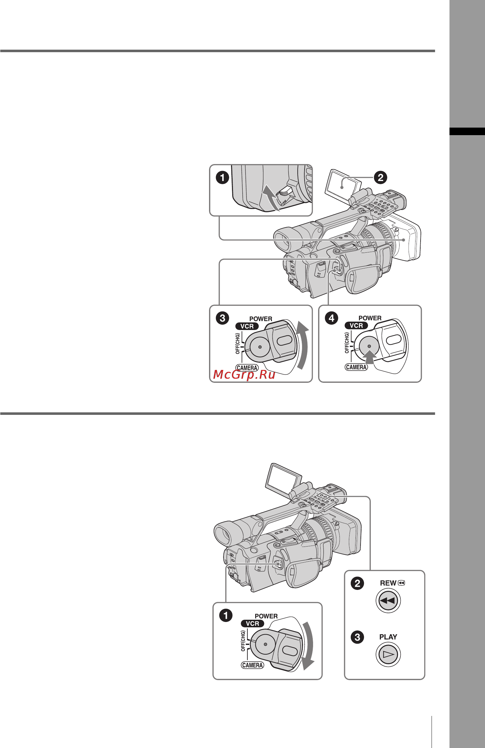 Sony HDR-FX1E [9/132] Начните запись глядя на экран жкд для контроля снимаемого изображения