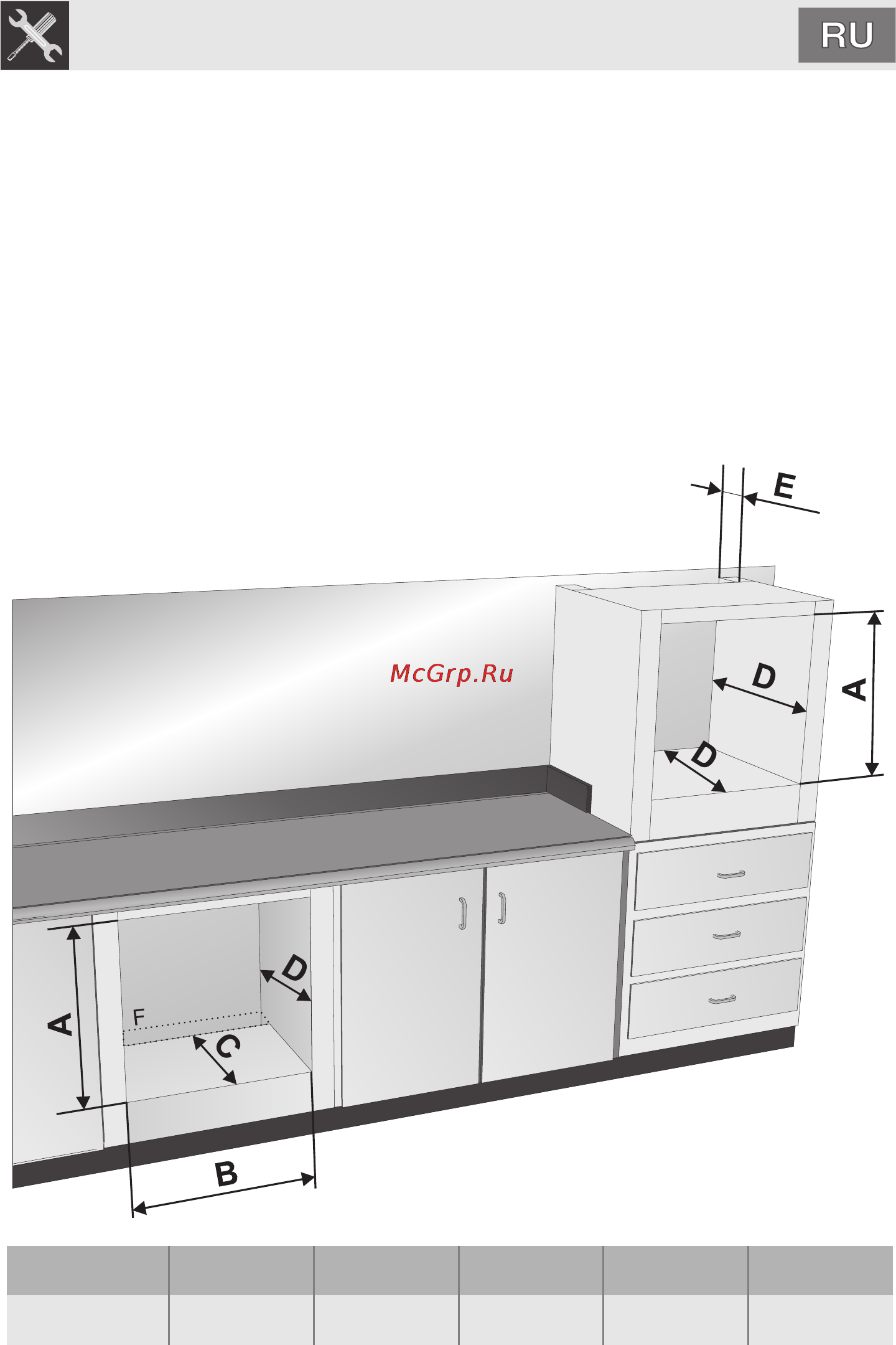 Smeg SC106N-8 [61/62] Инструкции для установщика