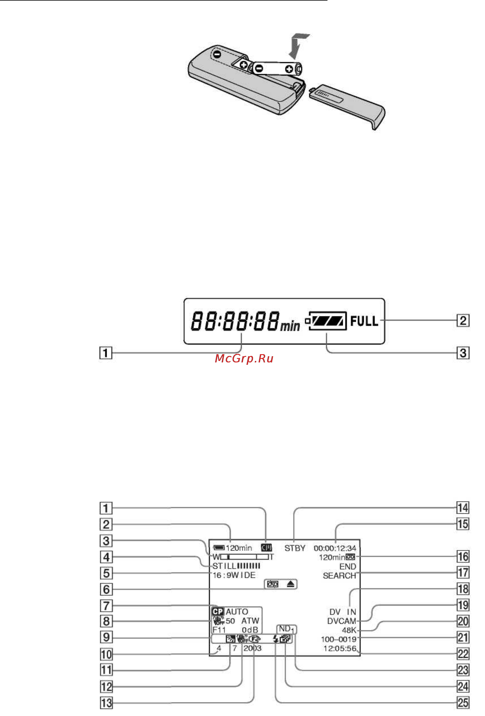 Sony DSR-PD170P Инструкция по эксплуатации онлайн [136/139] 15579