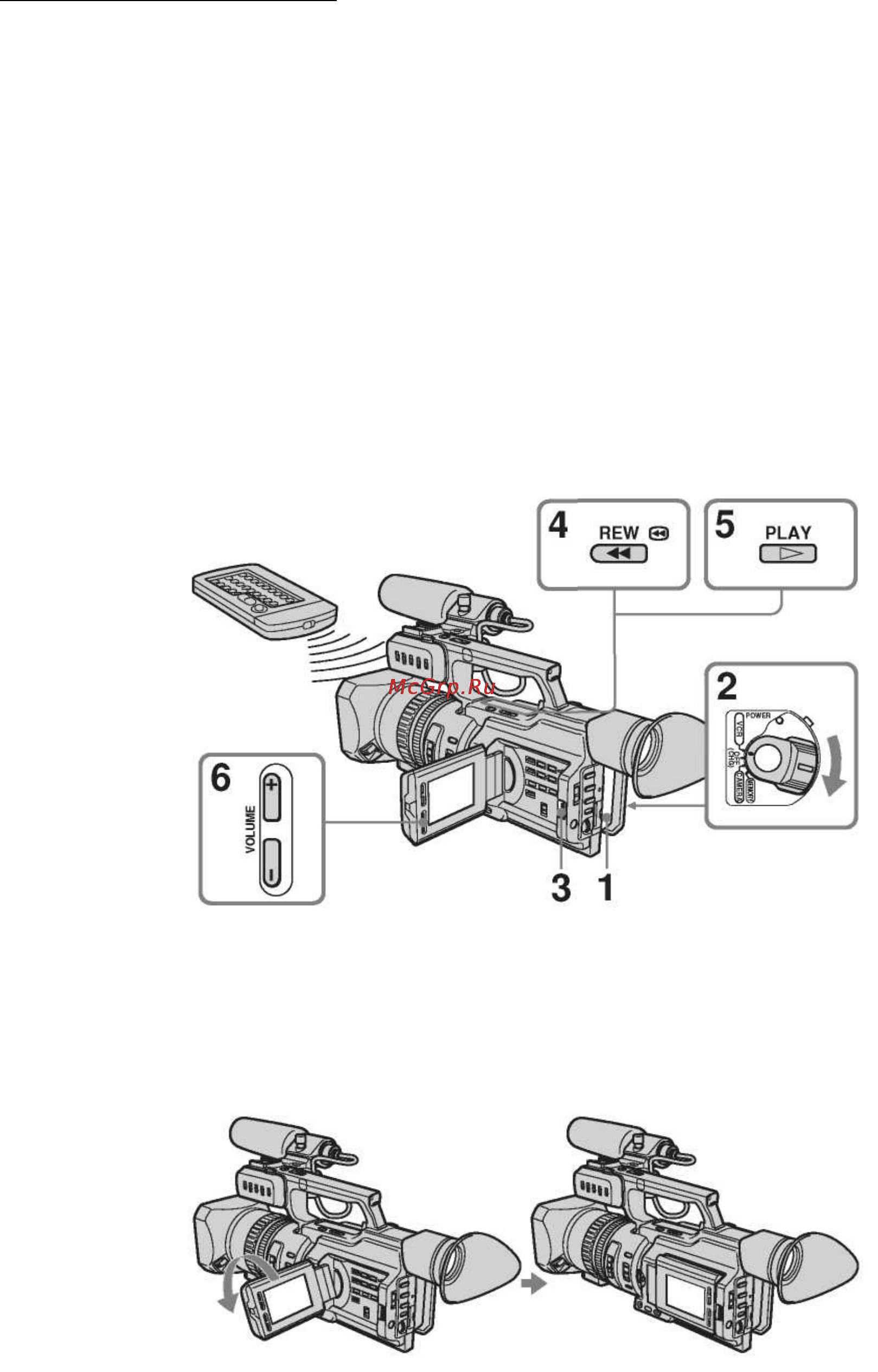 Sony DSR-PD170P [26/139] Воспроизведение ленты