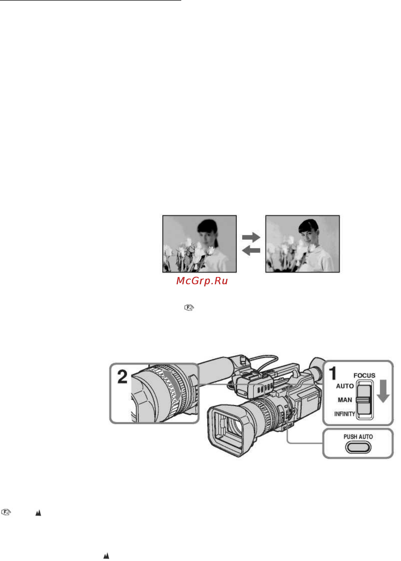 Sony DSR-PD170P [48/139] Ручная фокусировка