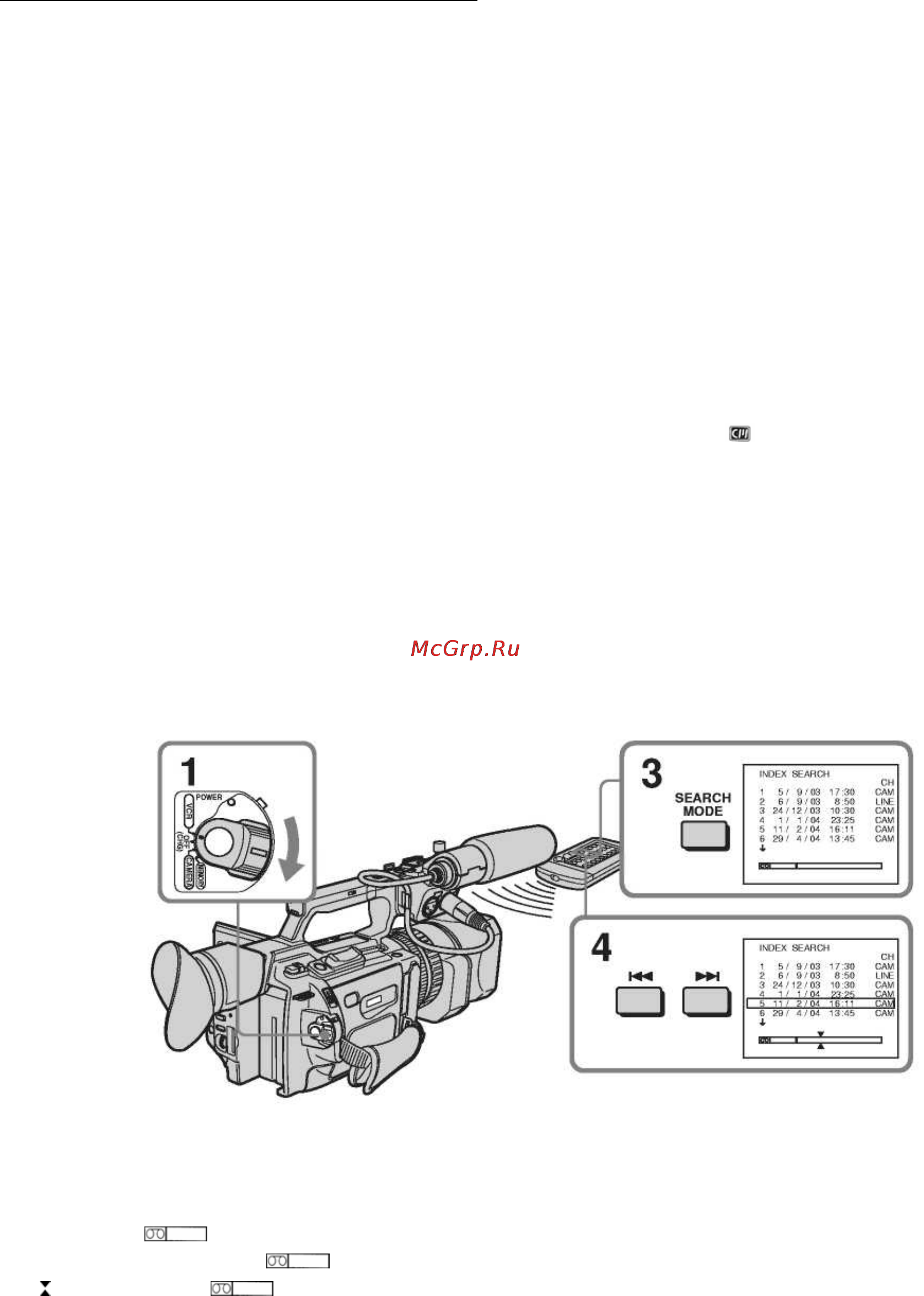Sony DSR-PD170P [54/139] Расширенные операции воспроизведения