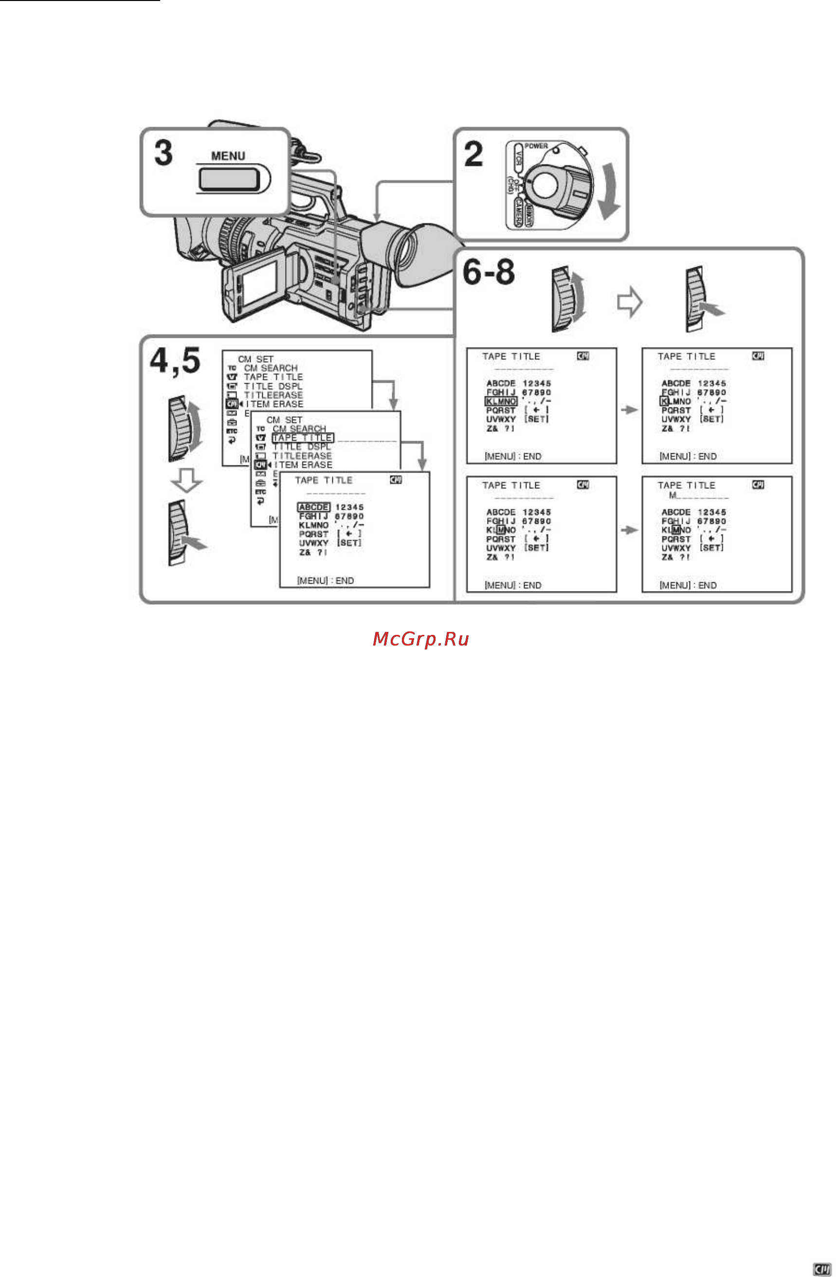 Sony DSR-PD170P [79/139] Стирание данных в памяти кассеты