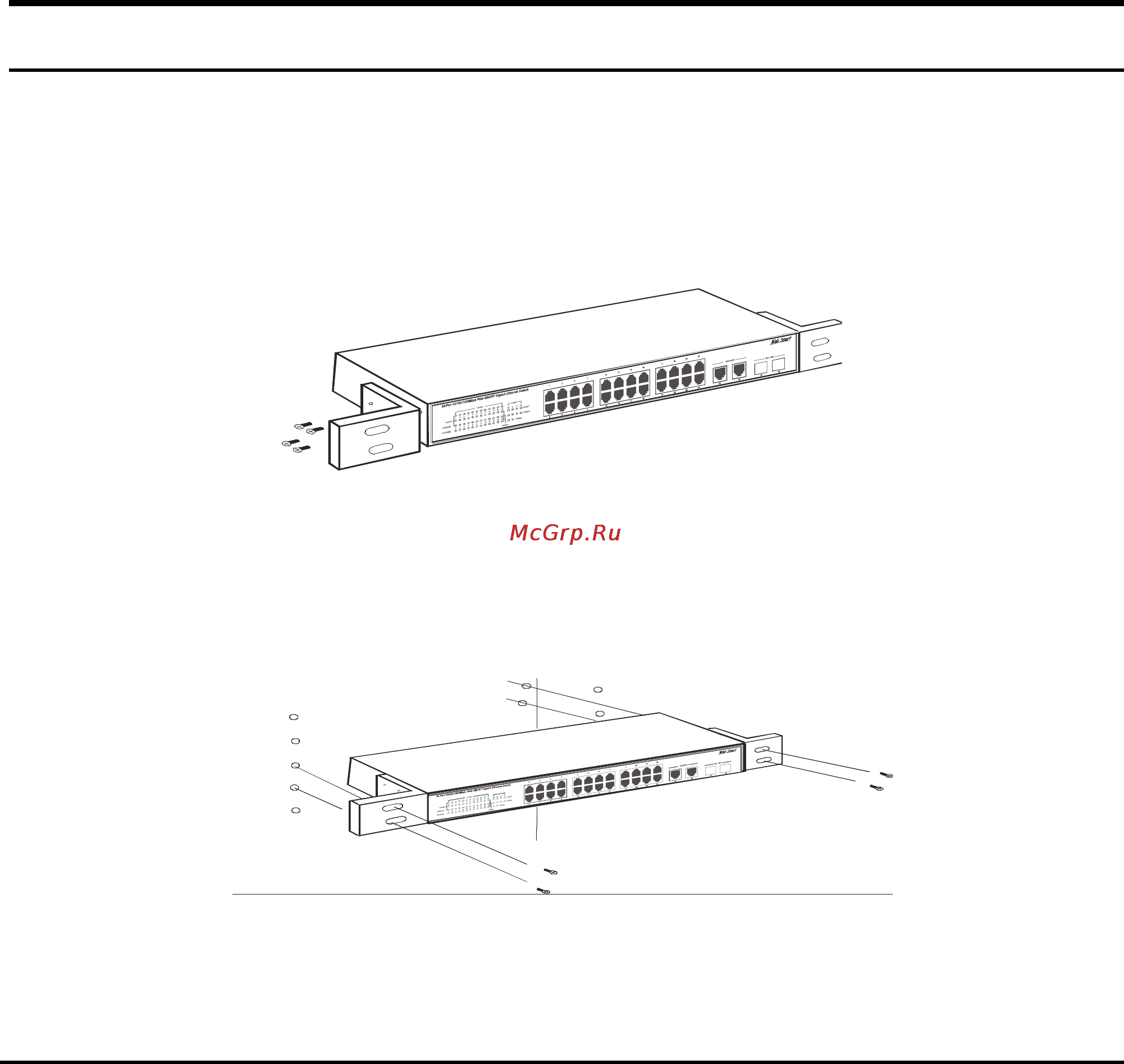 Trendnet TEG-2224WS [16/46] Rack mounting