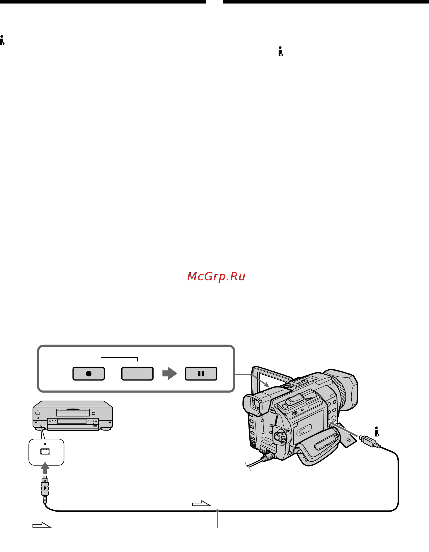 Sony DCR-TRV950E [144/348] Recording video or tv programmes