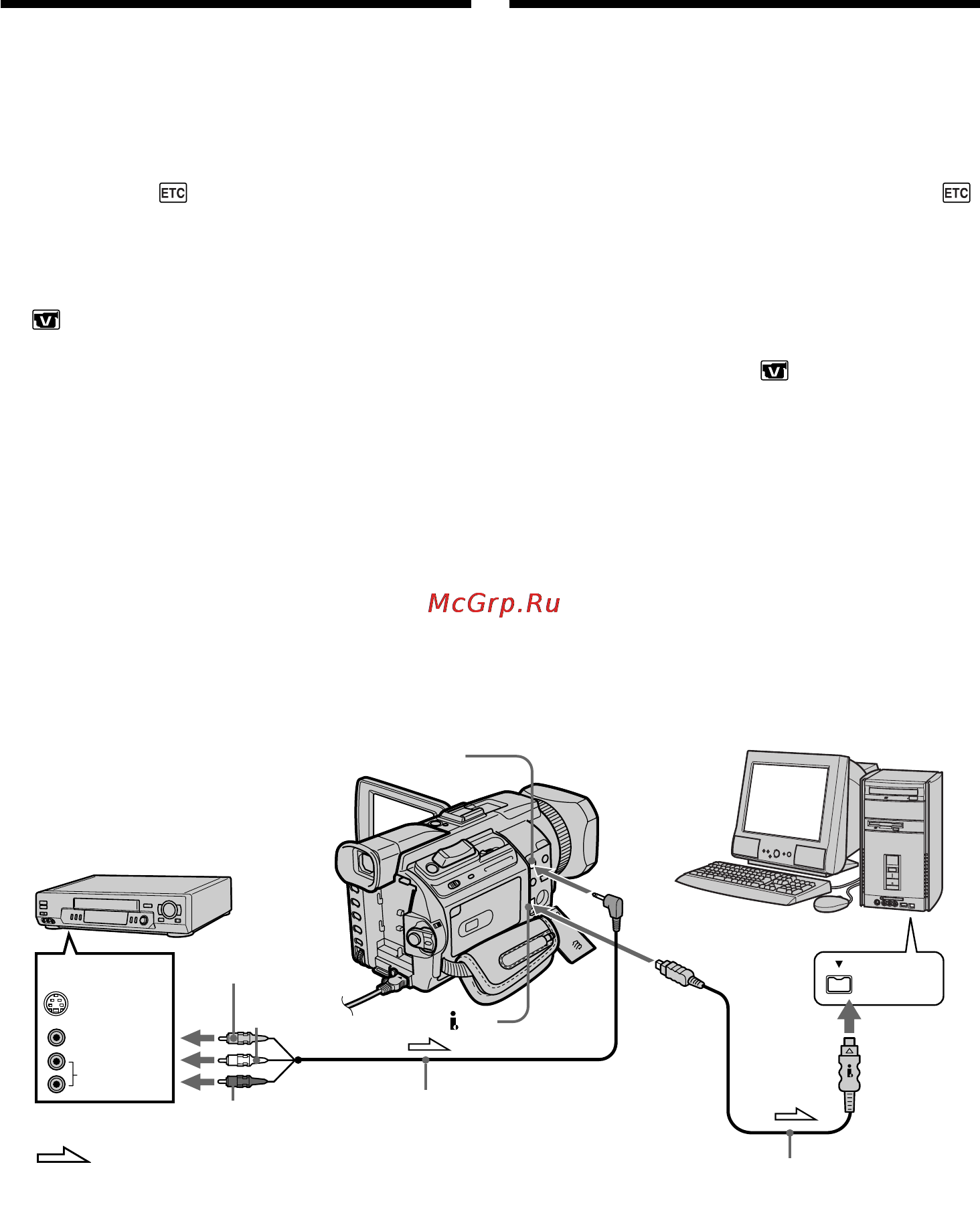 Sony DCR-TRV940E [264/348] Capturing images from an analog video unit on your computer signal convert function