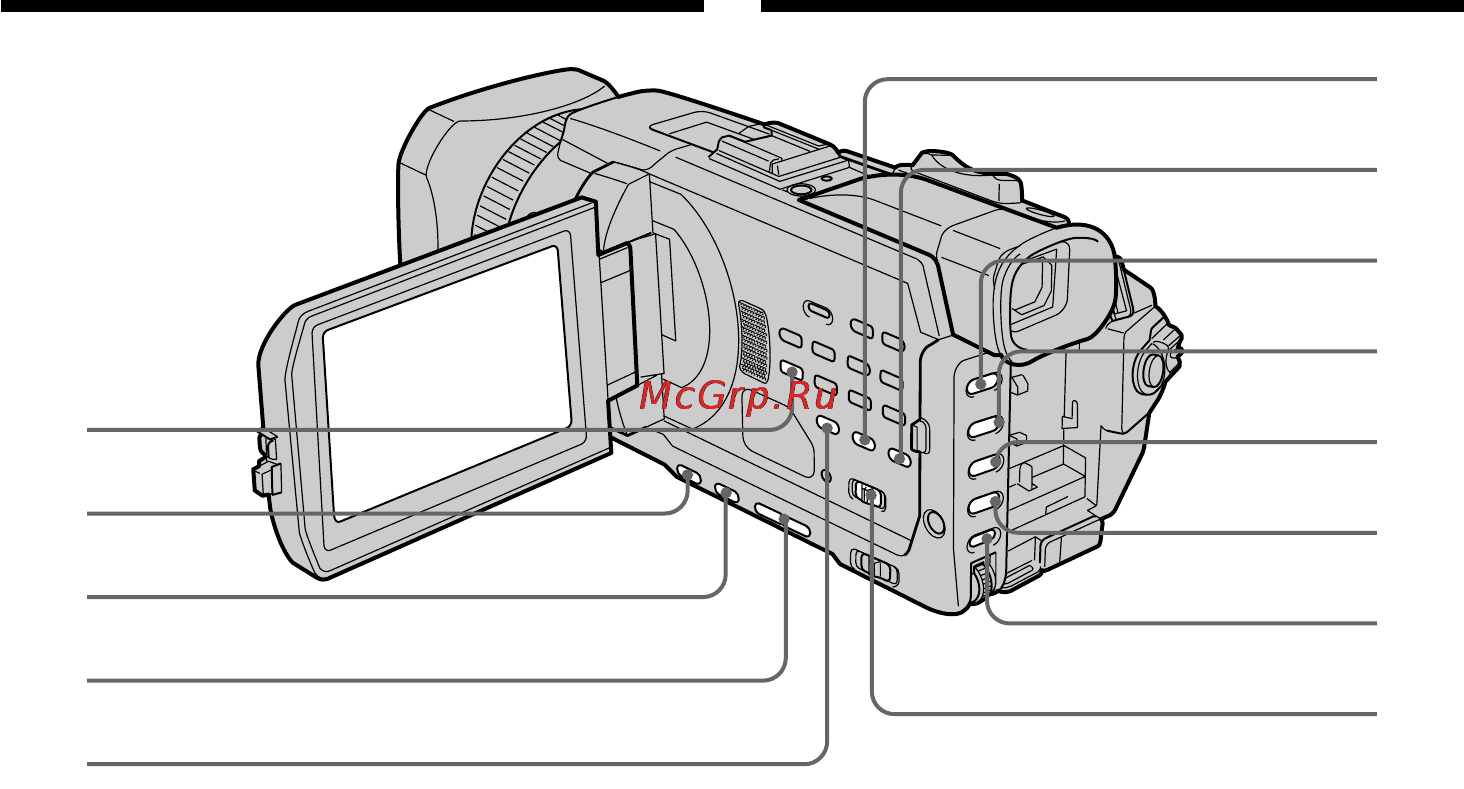 Sony DCR-TRV940E [338/348] Identifying parts and controls