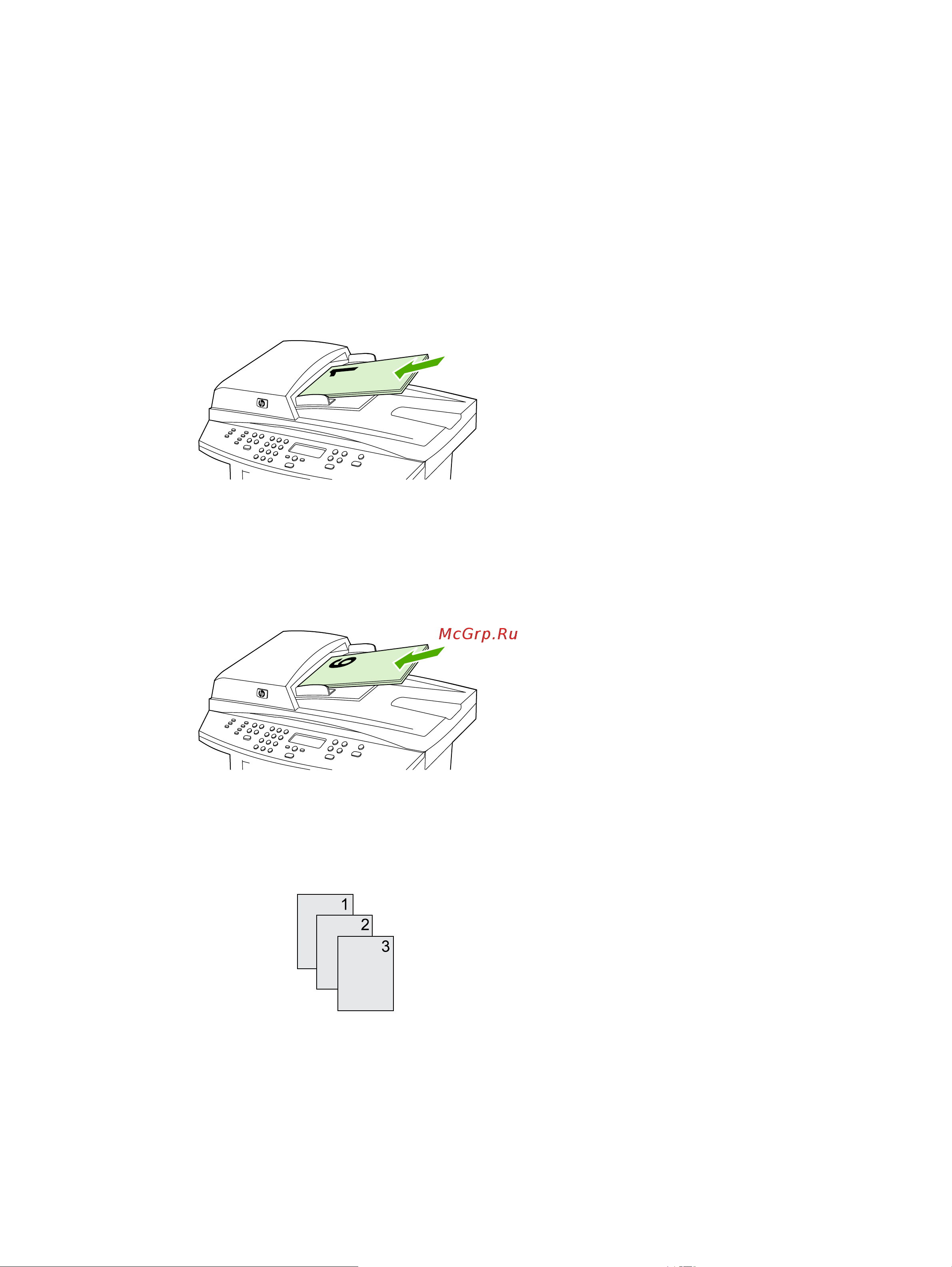 HP DESKJET 3050 WiFi [283/506] Копирование двусторонних документов многофункциональное устройство hp laserjet 3052 3055