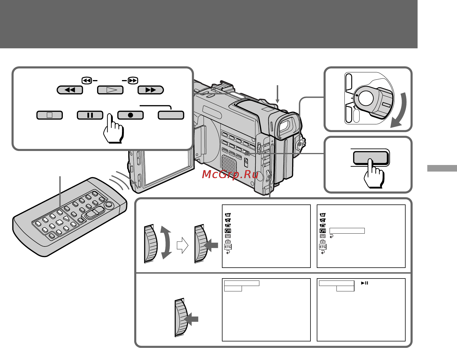 Sony DCR-TRV890E [109/200] Editing partially on a mini dv tape dv synchro editing