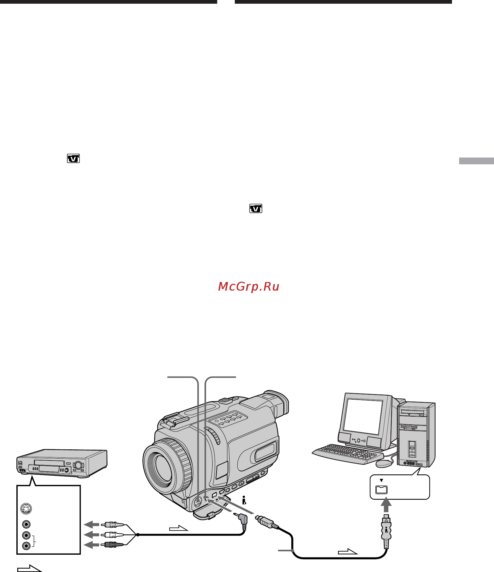 Sony DCR-TRV740E [115/288] Запись изображений с аналогового видео аппарата на ваш персональный компьютер функция преобразования сигнала