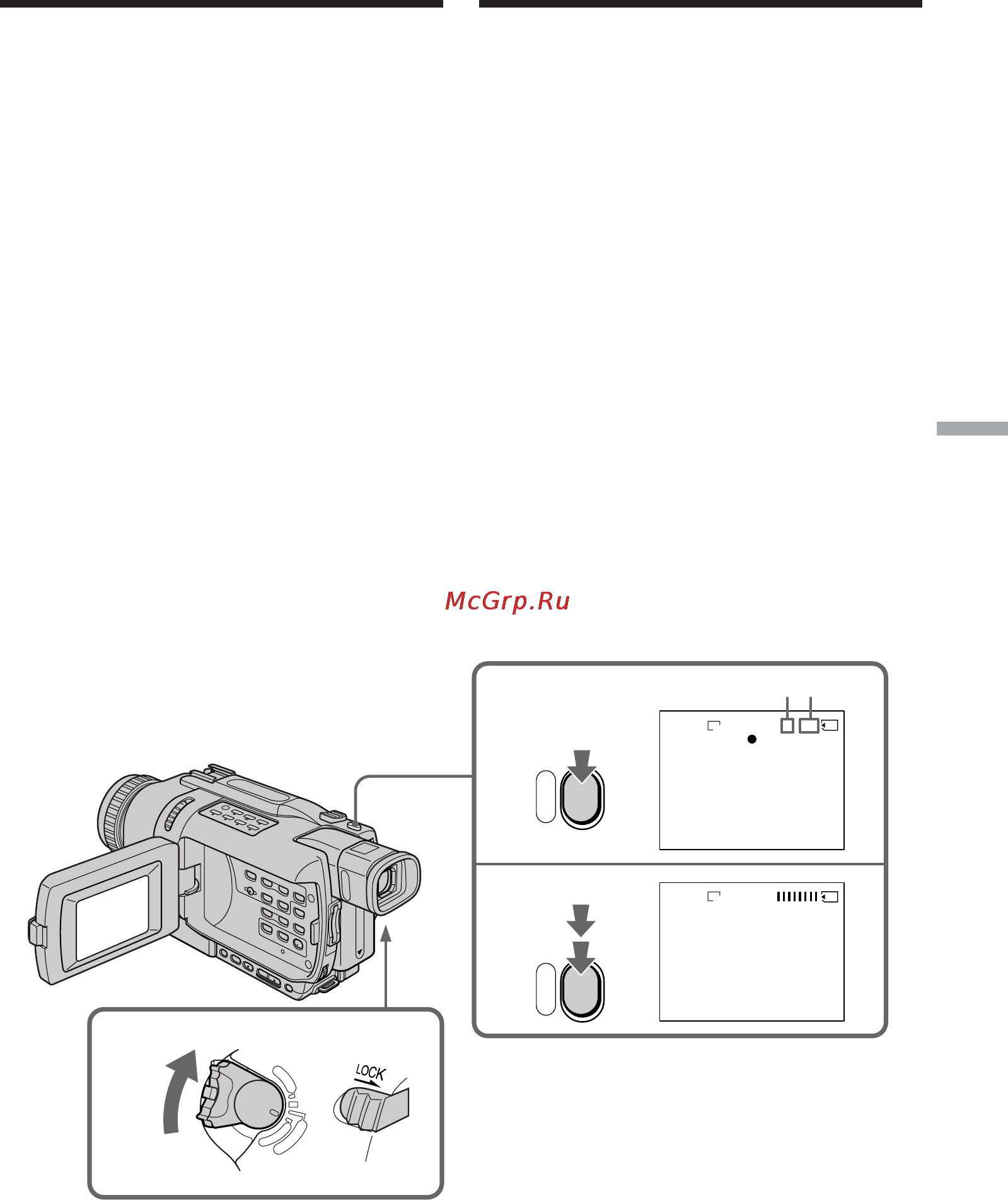 Sony DCR-TRV740E [169/288] Recording still images on memory stick s memory photo recording