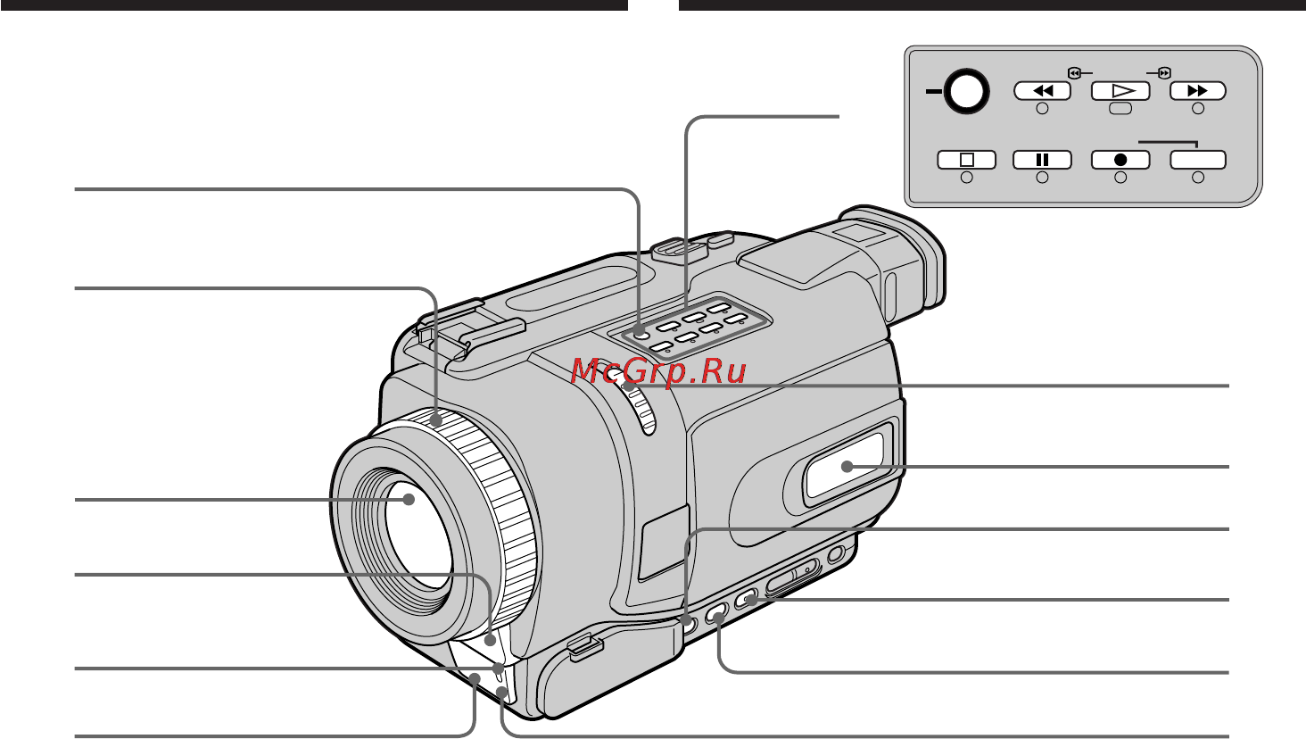 Sony DCR-TRV241E [274/288] Identifying parts and controls