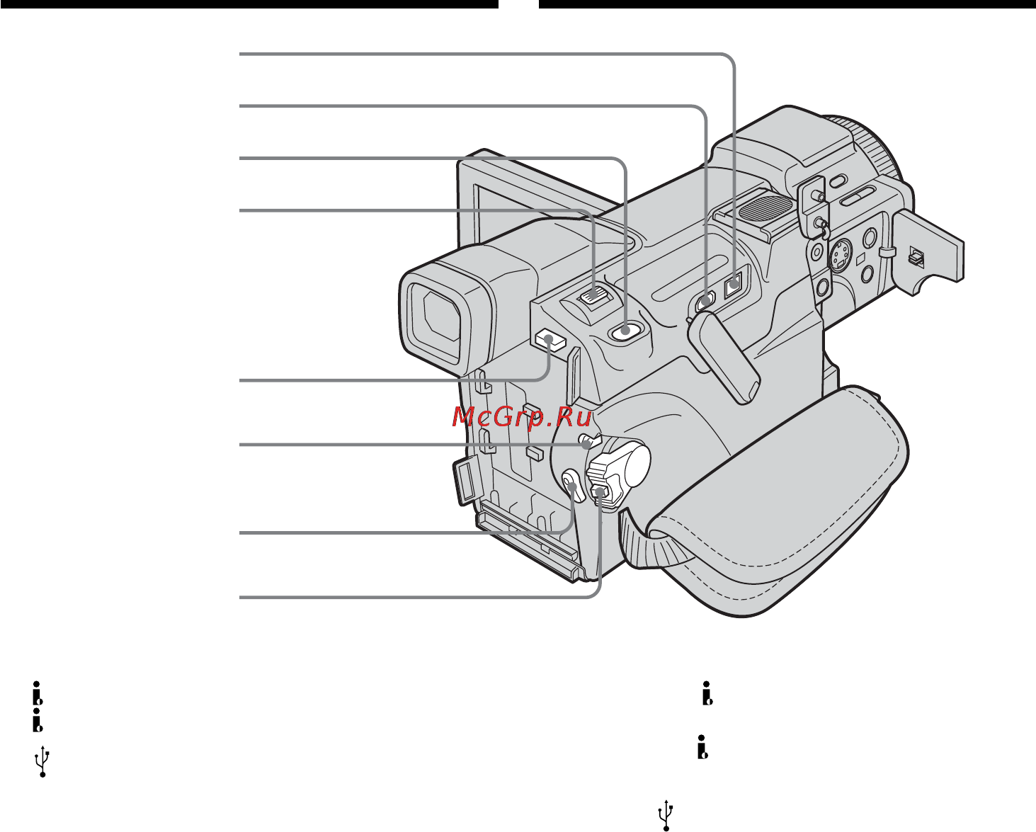 Sony DCR-TRV60E [294/304] Delar och kontroller oбознaчeниe дeтaлeй и оpгaнов yпpaвлeния