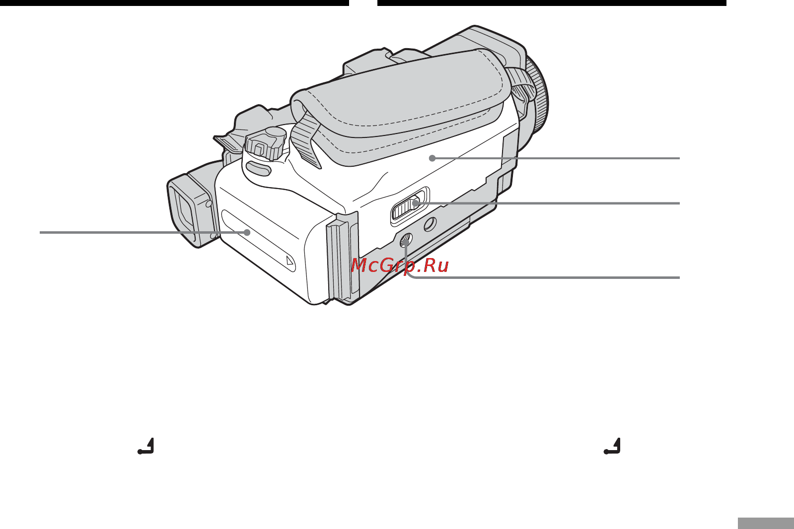 Sony DCR-TRV60E [297/304] Delar och kontroller oбознaчeниe дeтaлeй и оpгaнов yпpaвлeния