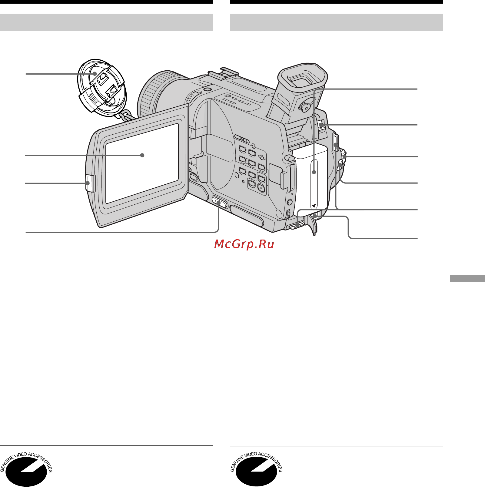 Sony DCR-TRV235E [203/216] Identifying the parts and controls