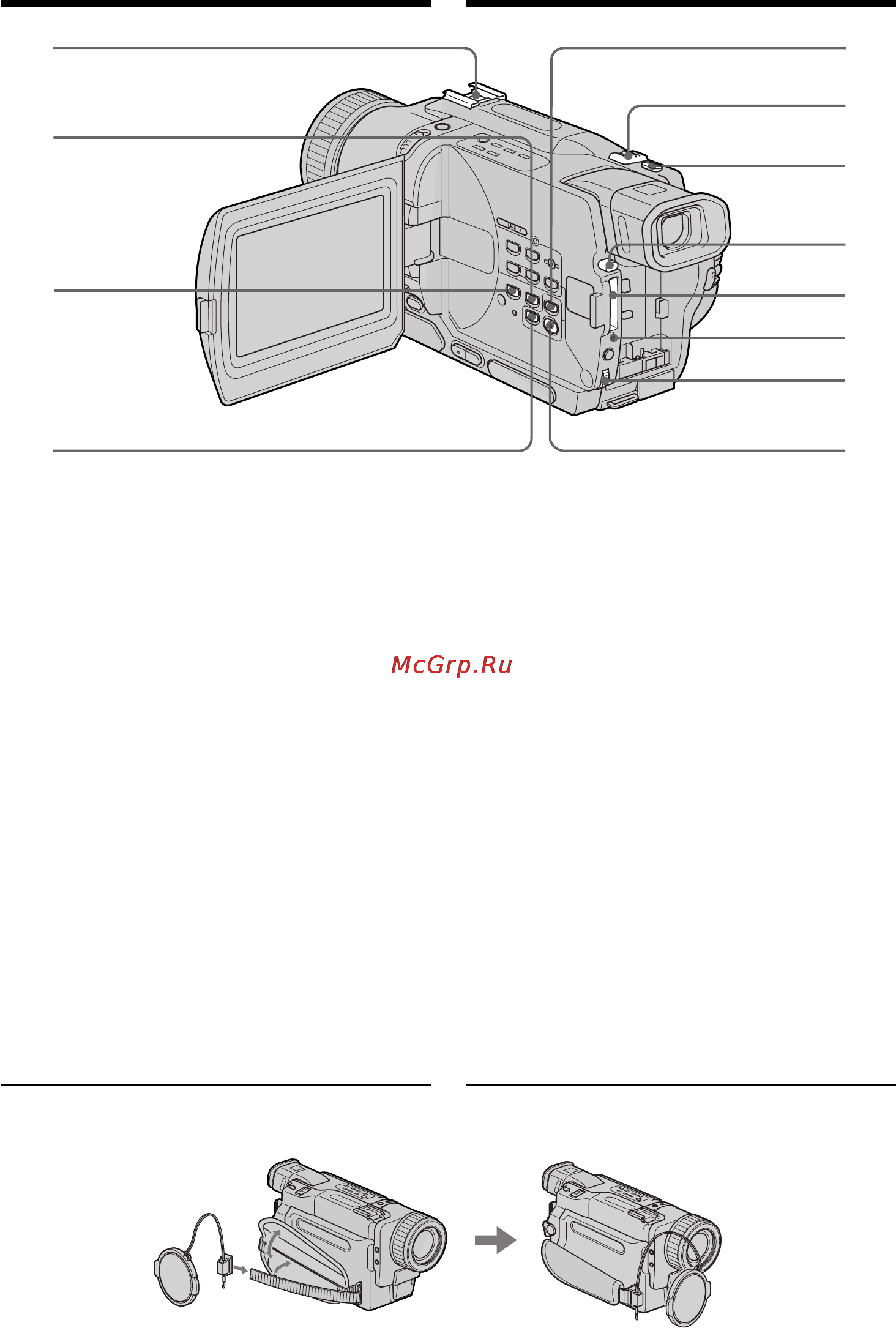Sony DCR-TRV235E [206/216] Identifying the parts and controls