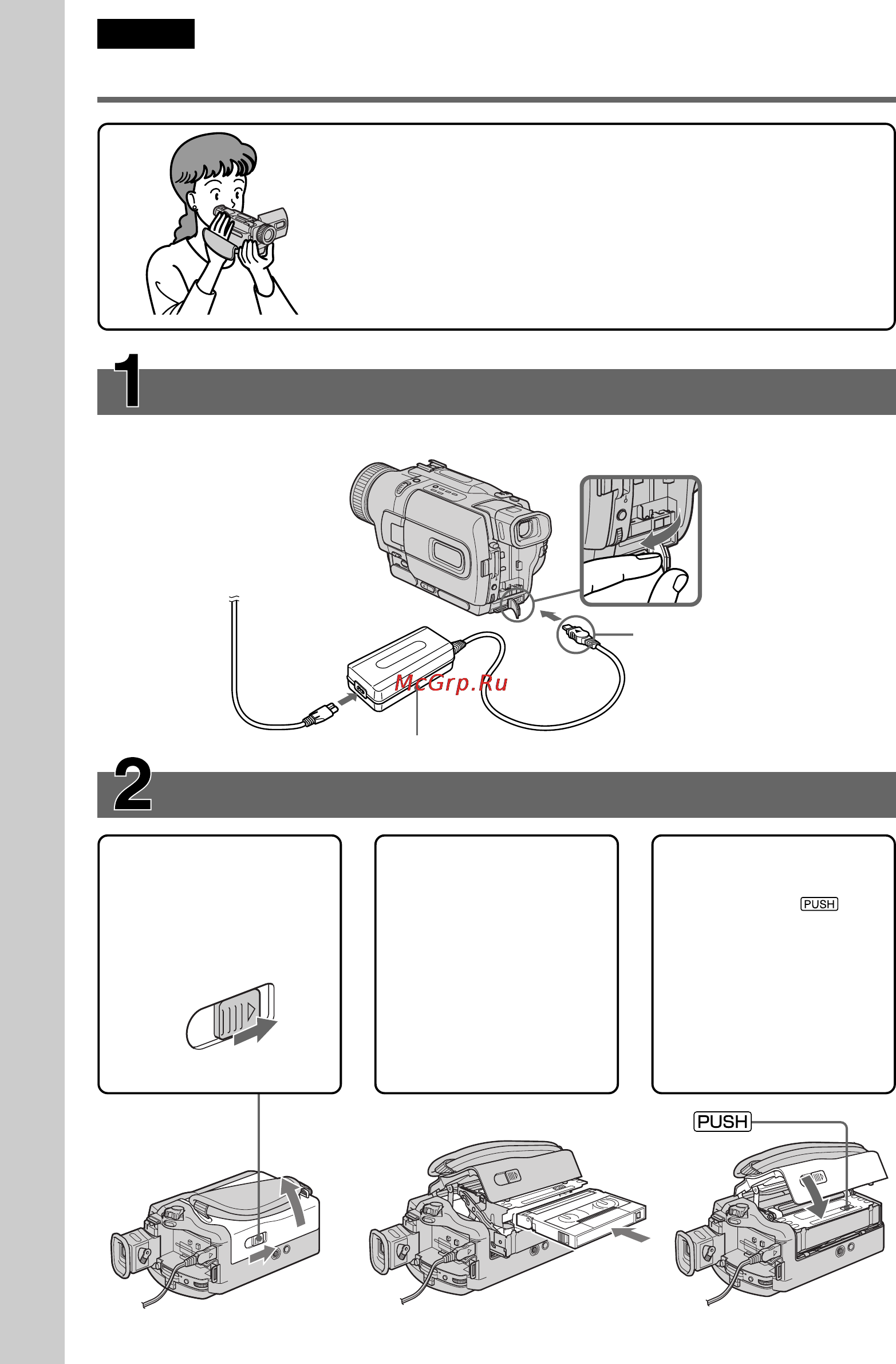 Sony DCR-TRV330E [8/216] Quick start guide
