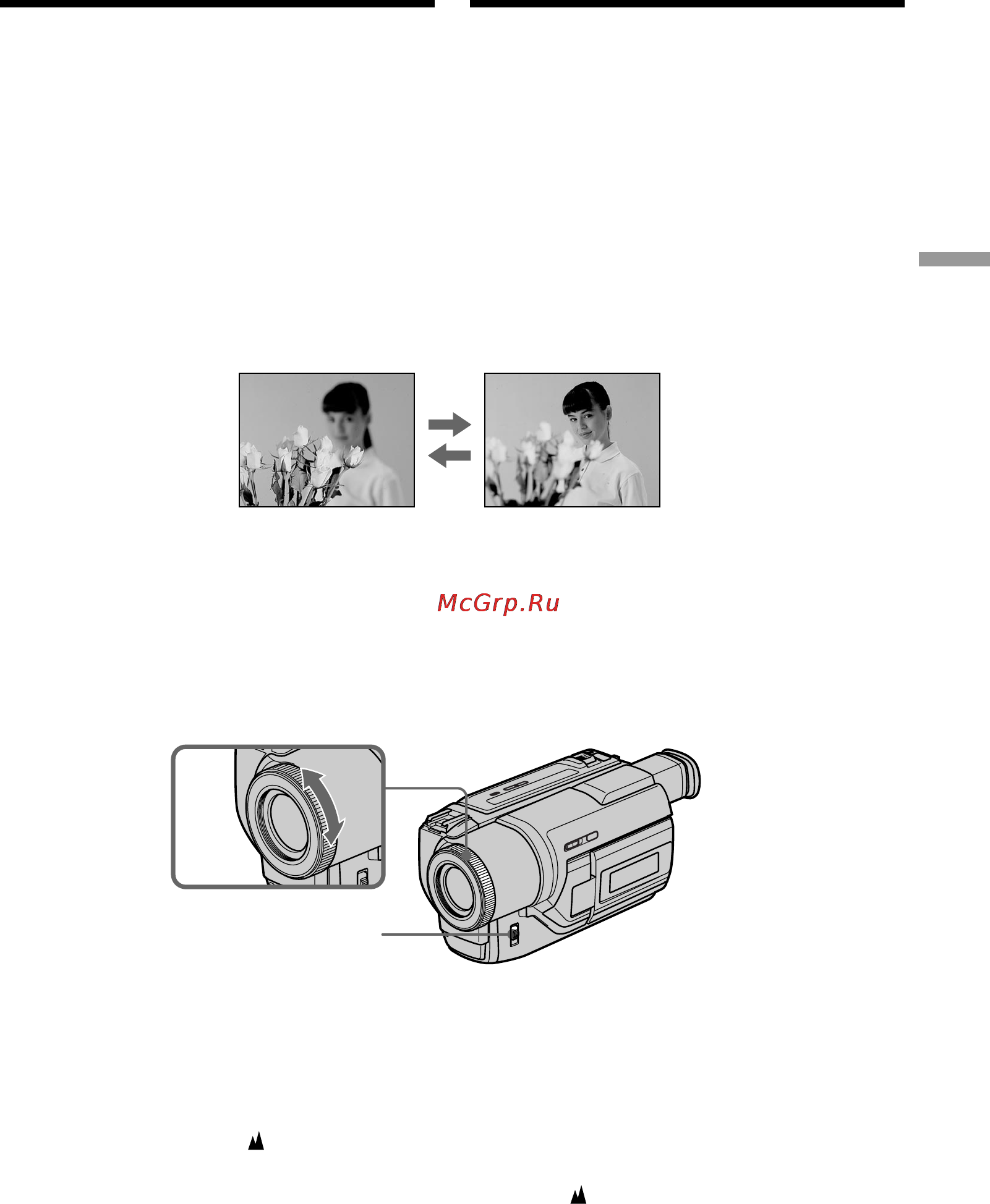 Sony DCR-TRV320E [57/168] Focusing manually