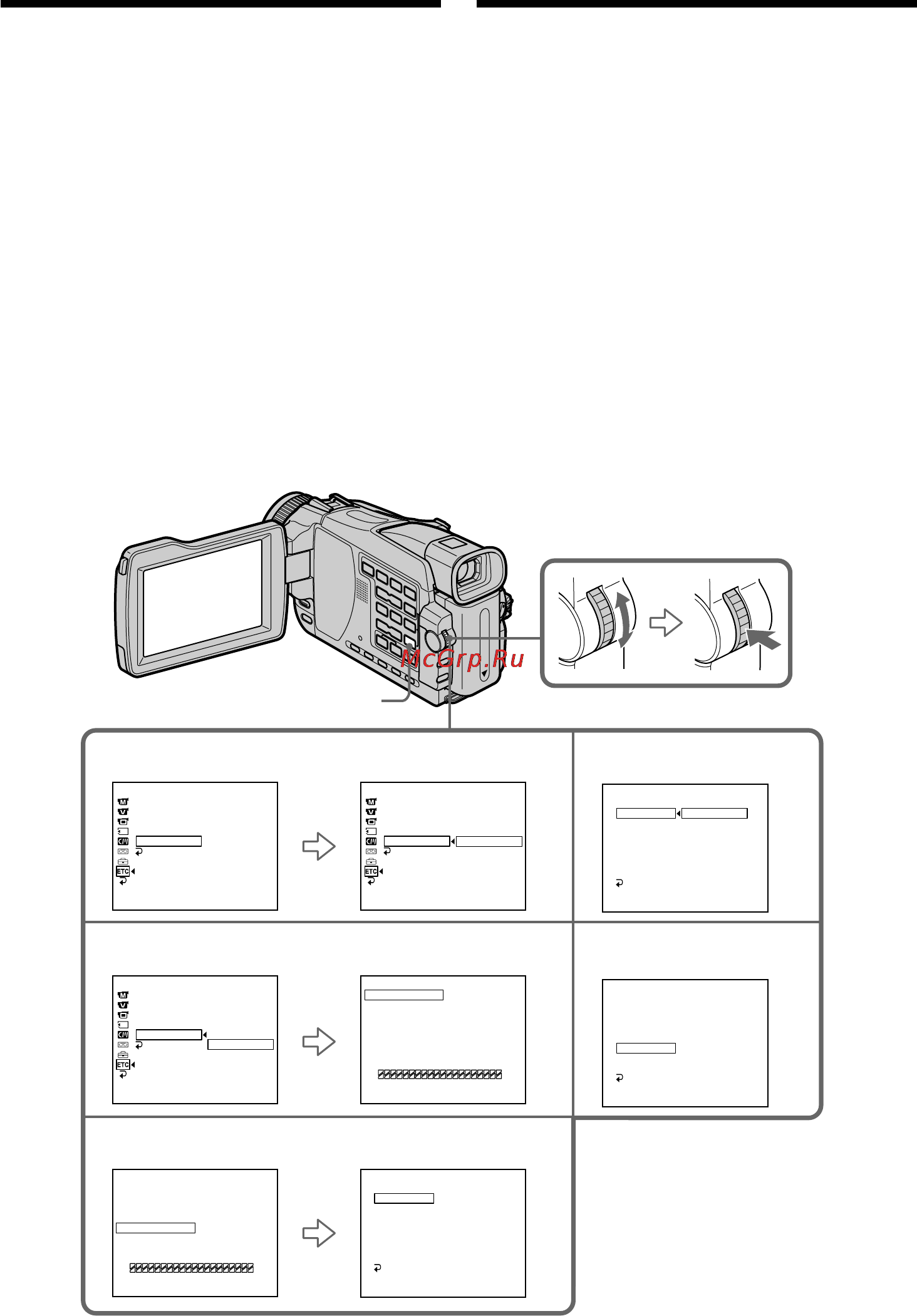 Sony DCR-TRV18E [106/304] Dubbing only desired scenes digital program editing on tapes