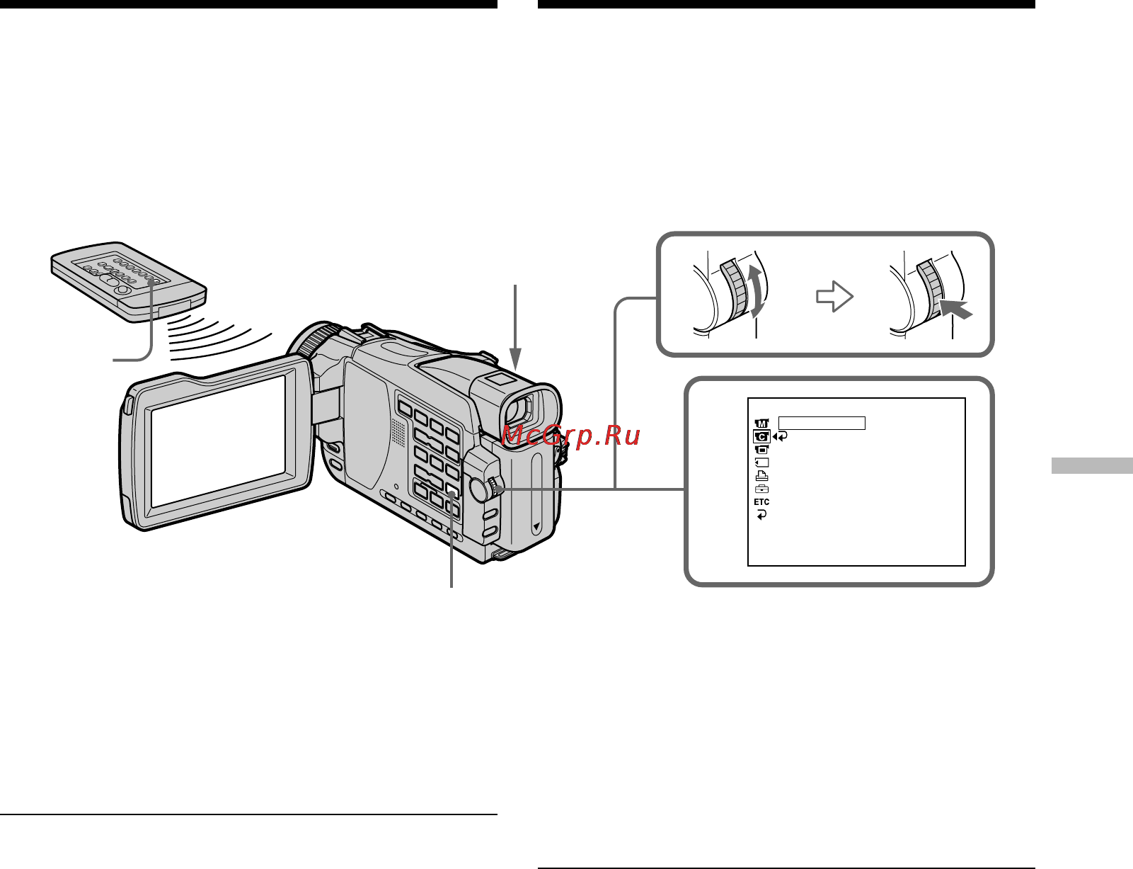Sony DCR-TRV24E [155/304] Recording still images on a memory stick memory photo recording