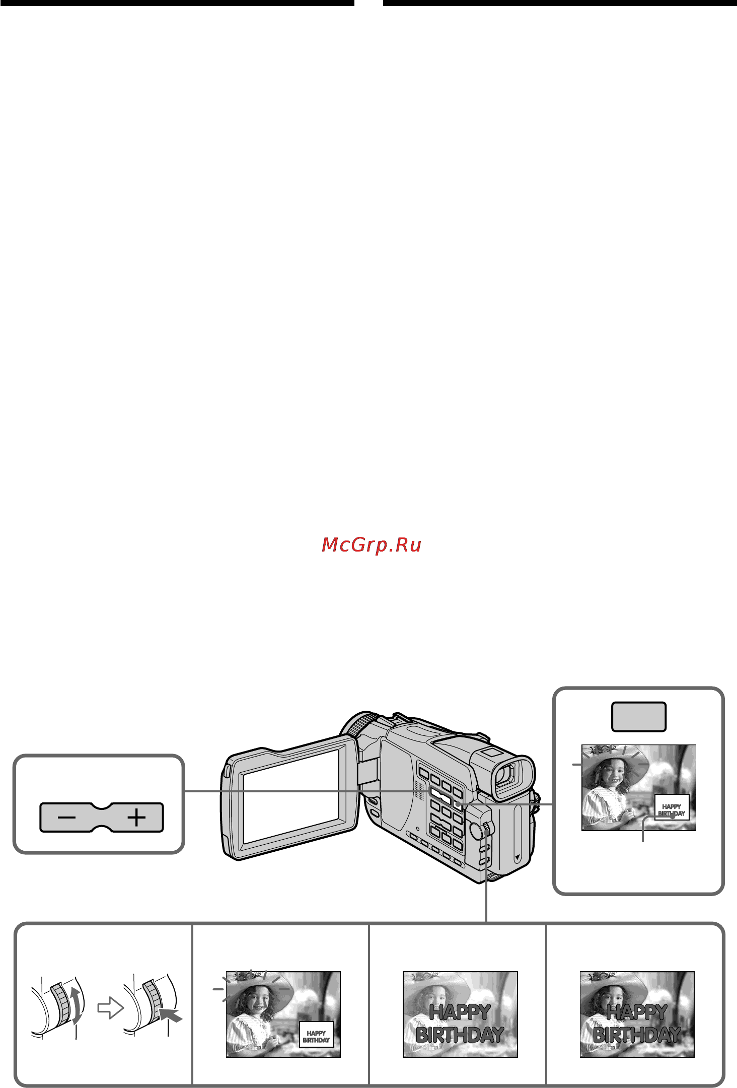 Sony DCR-TRV24E [162/304] Superimposing a still image in the memory stick on an image memory mix