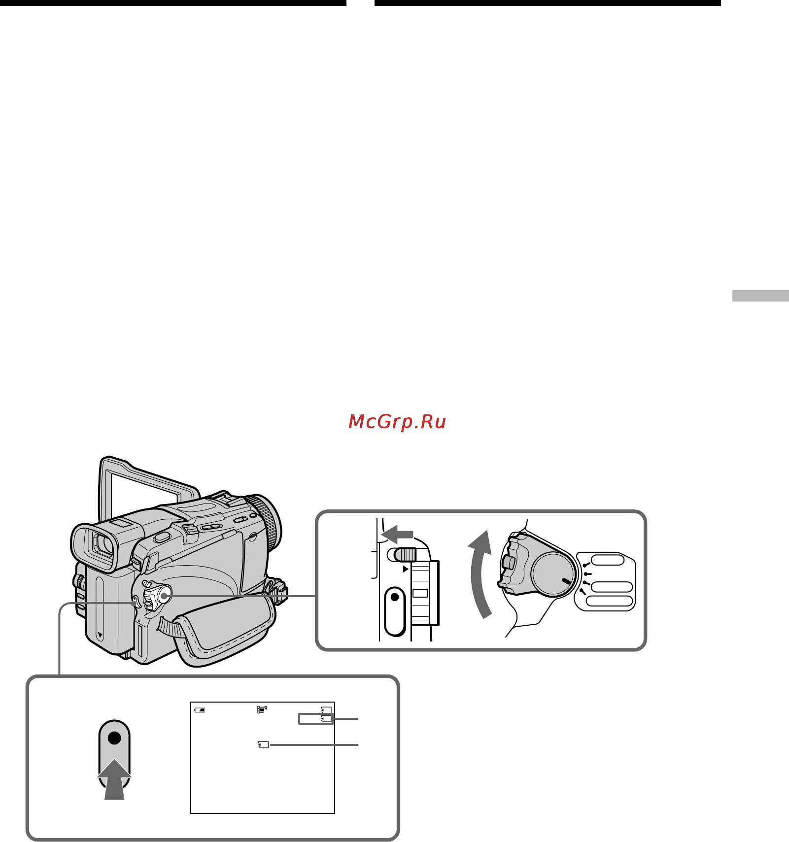 Sony DCR-TRV24E [167/304] Recording moving pictures on a memory stick mpeg movie recording