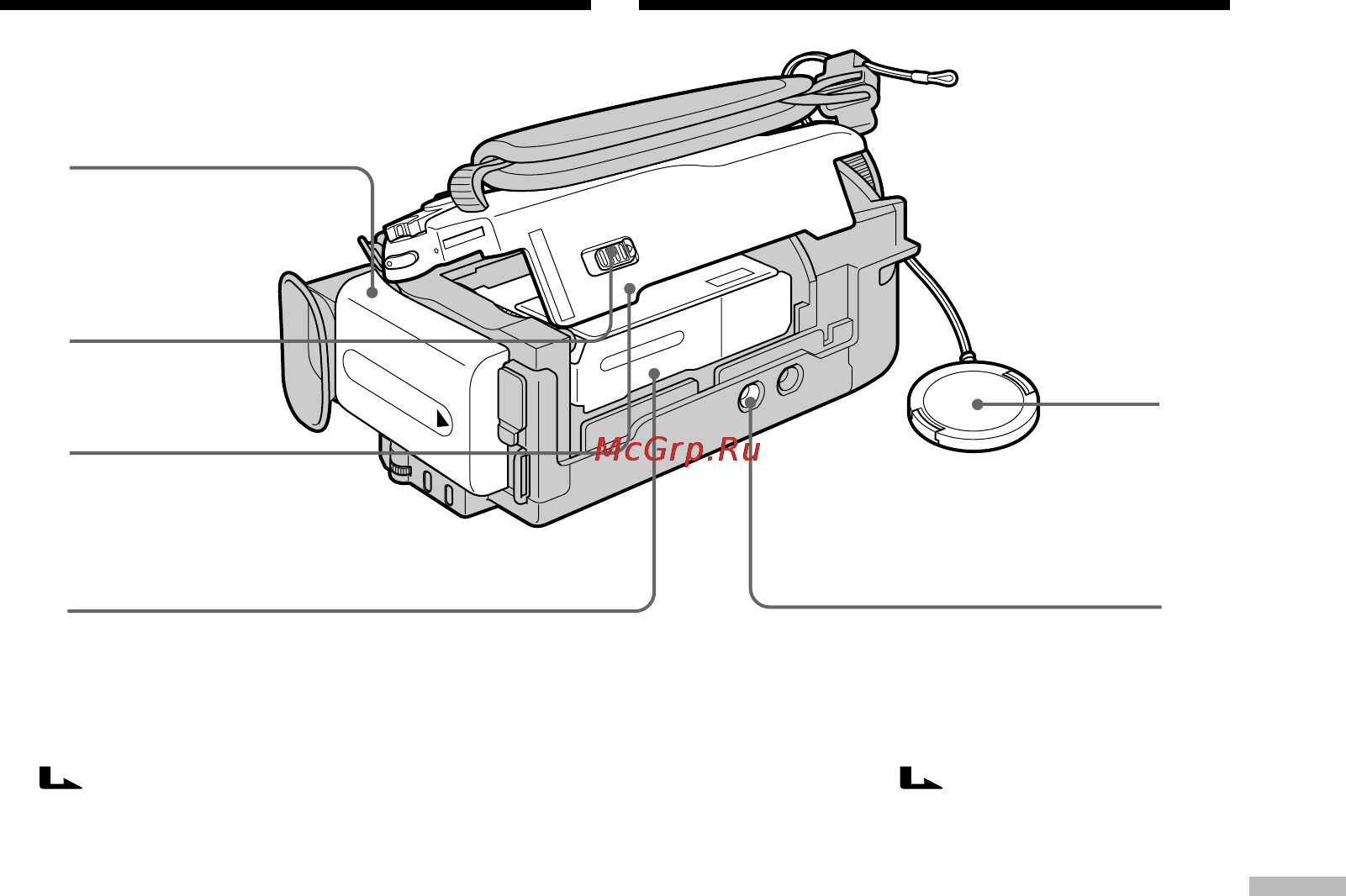 Sony DCR-TRV24E [297/304] Identifying parts and controls обозначение частей и регуляторов
