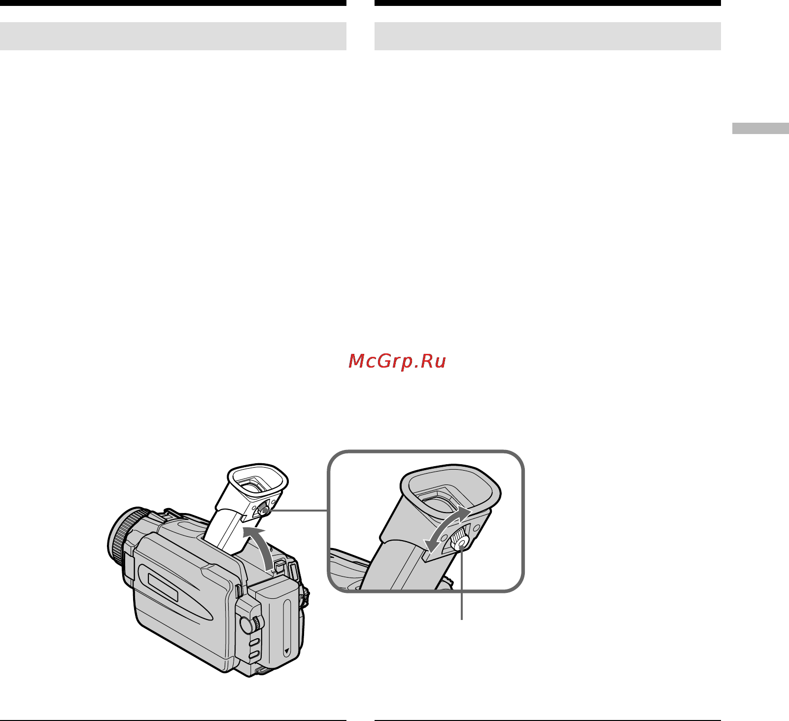 Sony DCR-TRV24E [39/304] Adjusting the viewfinder