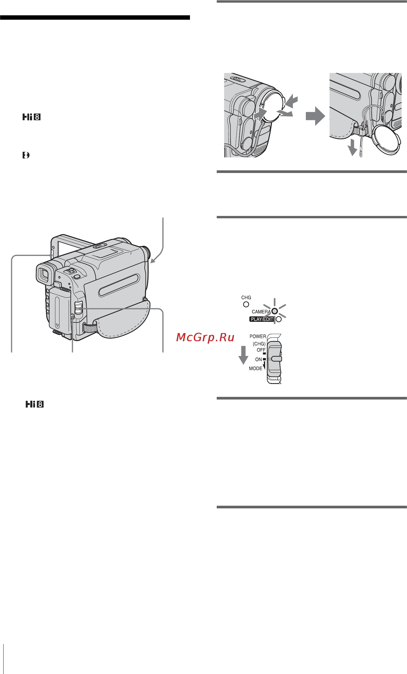 Sony CCD-TRV228E [122/216] Запись фильмов