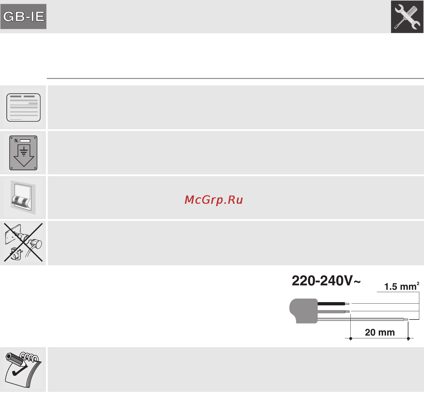 Smeg F608SN [26/30] Instructions for the installer