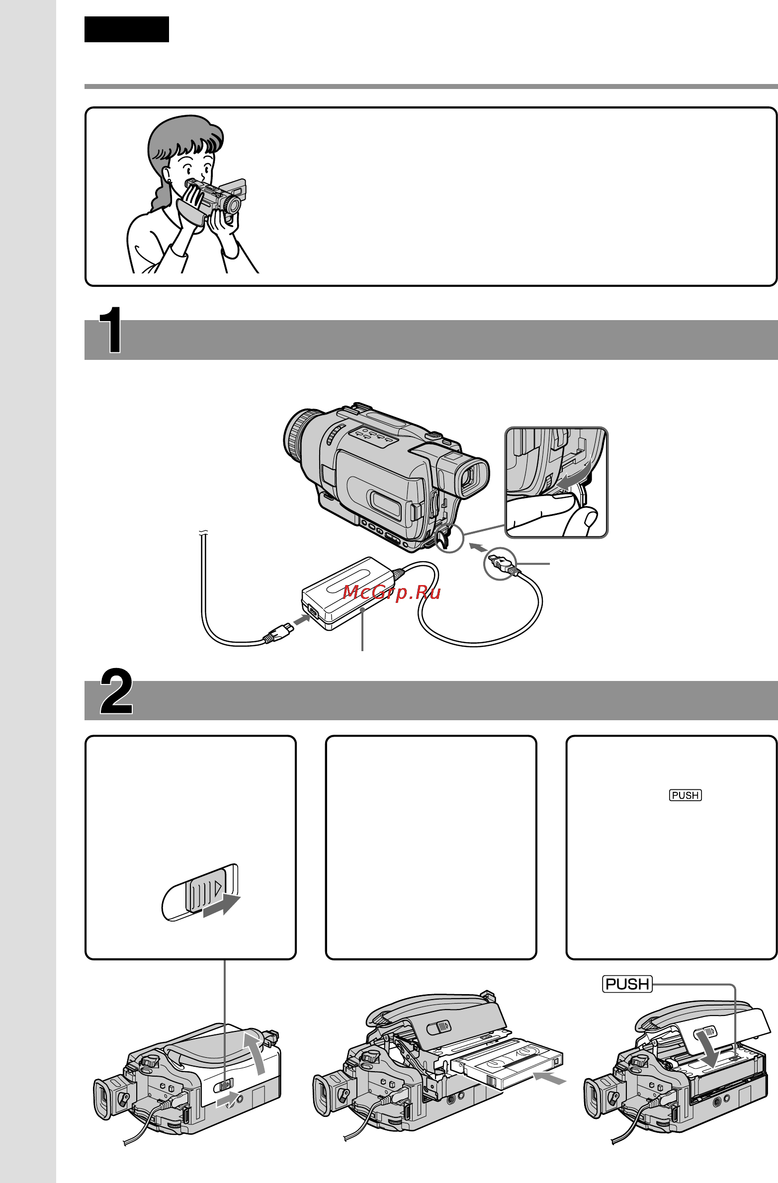 Sony DCR-TRV239E [10/268] Quick start guide